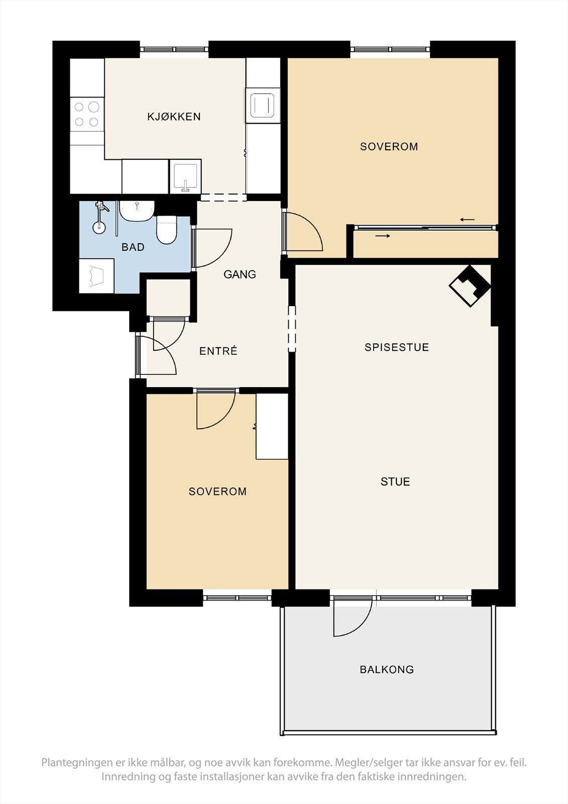 Plantegning Galleribilde