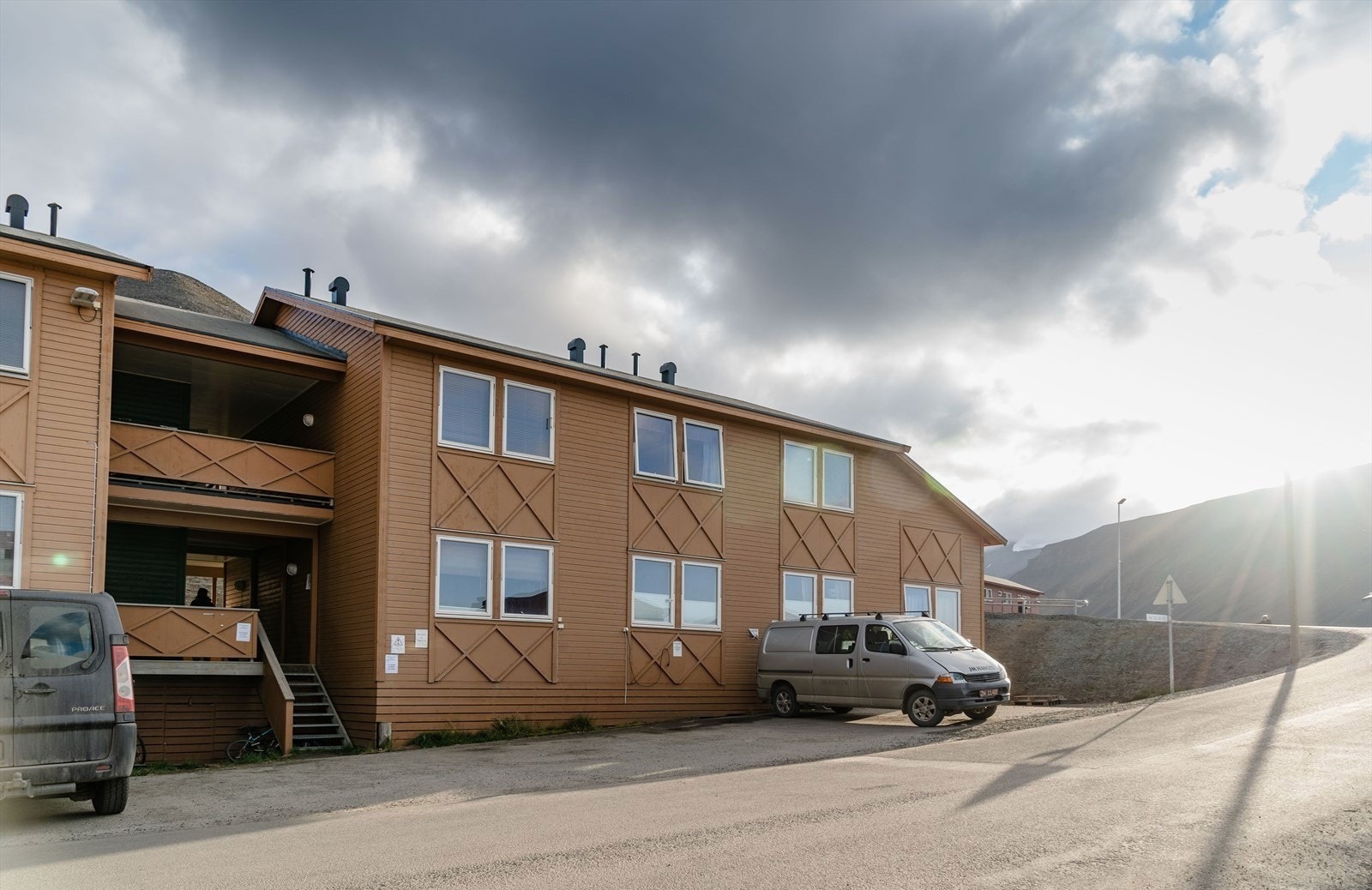 Det er anlagt oppstillingsplasser på felles tomt Galleribilde