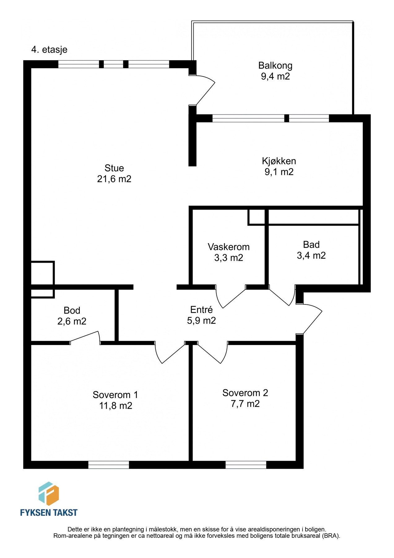 Planskisse- Galleribilde