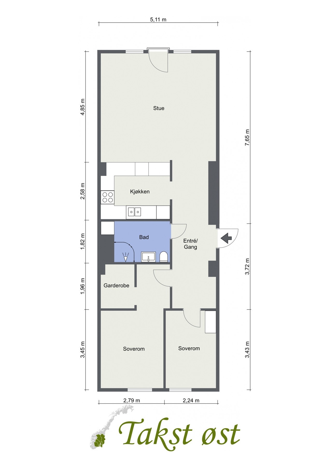 Plantegning. Galleribilde