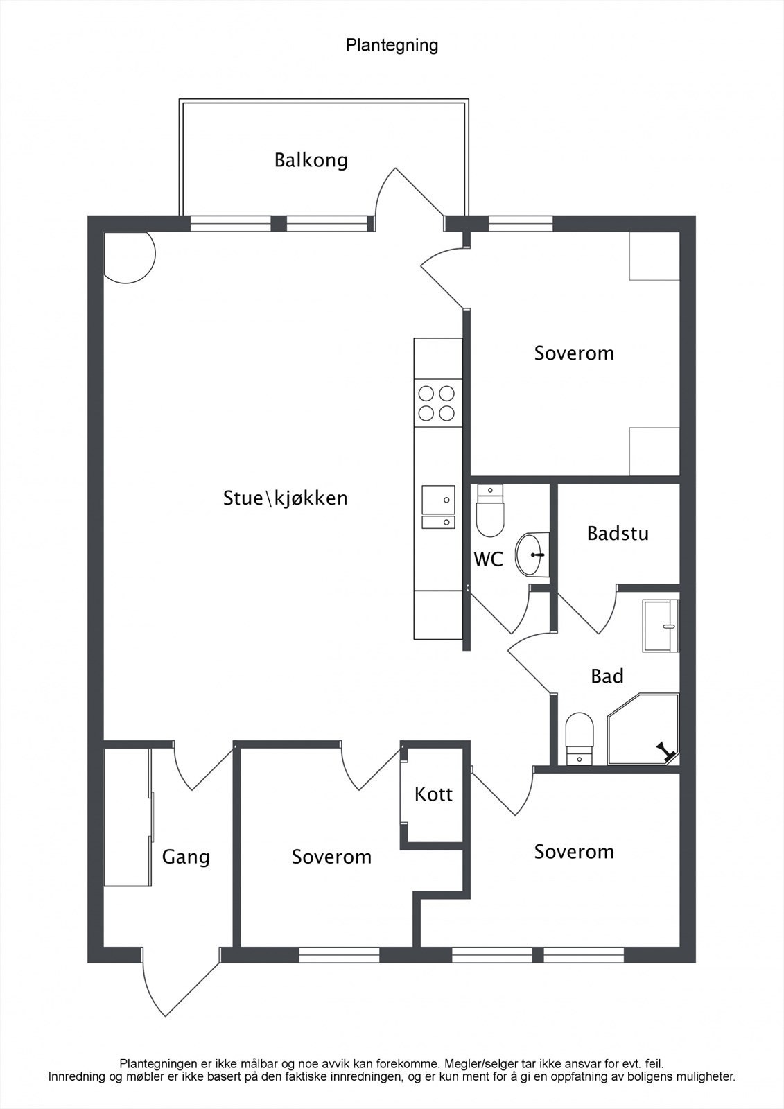 Plantegning Galleribilde