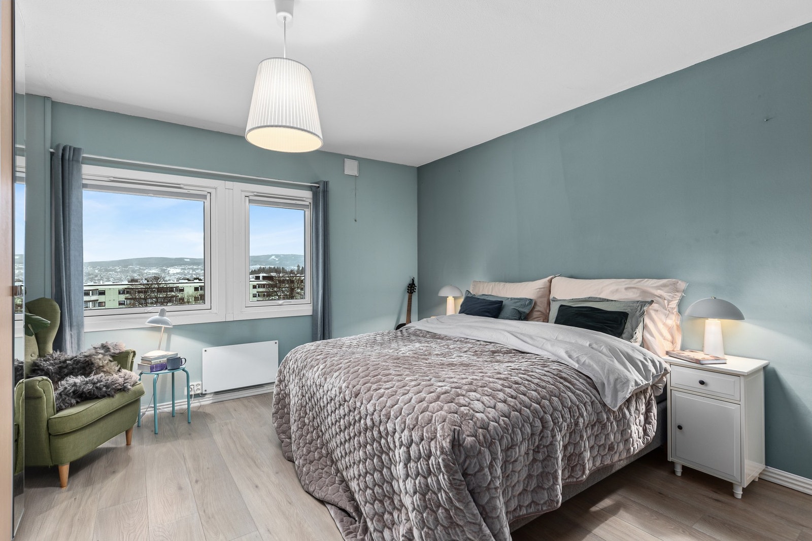 Stort og luftig hovedsoverom på hele 16 kvm. Galleribilde