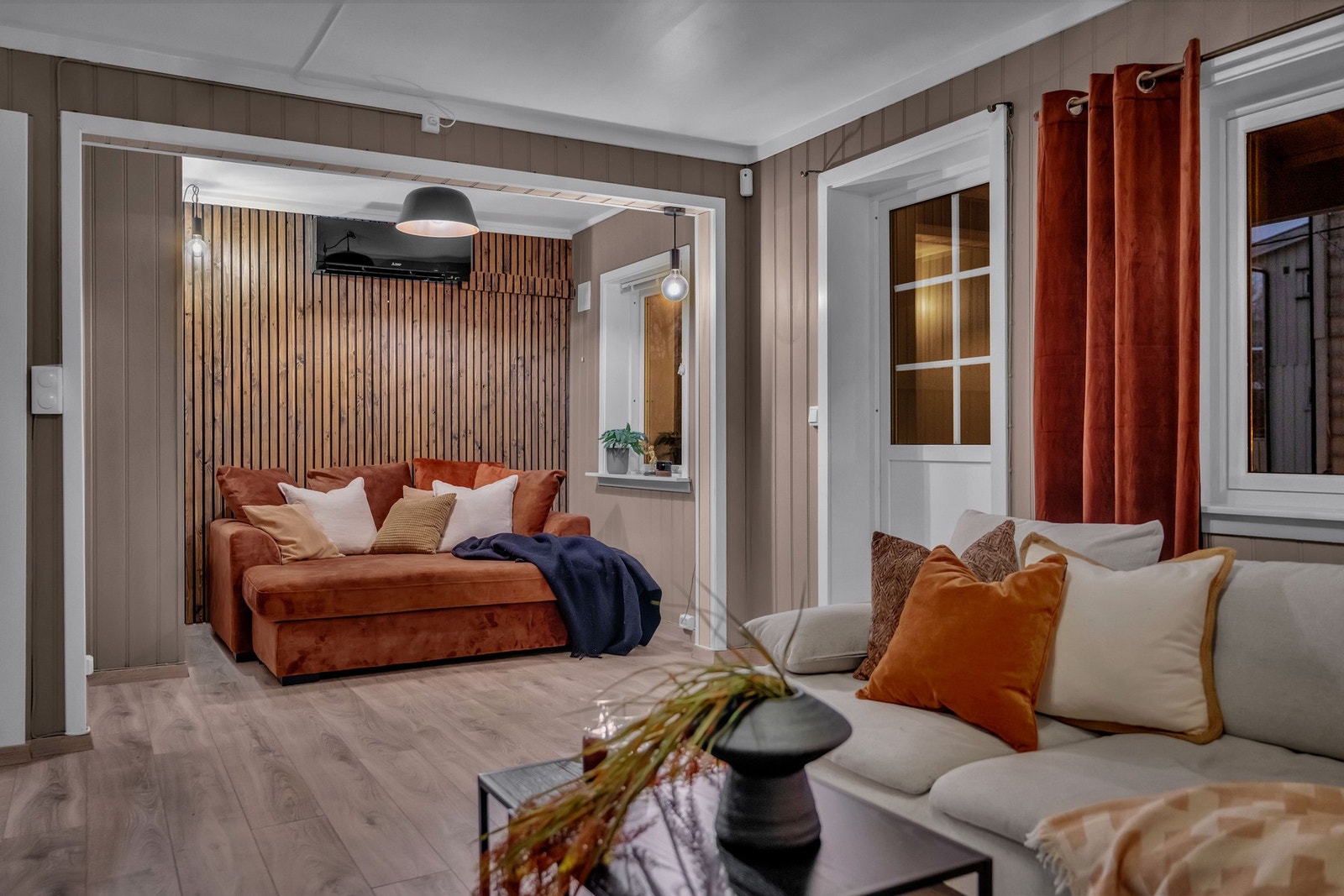 Siste sone i stuen, også kalt "kosekrok". Galleribilde