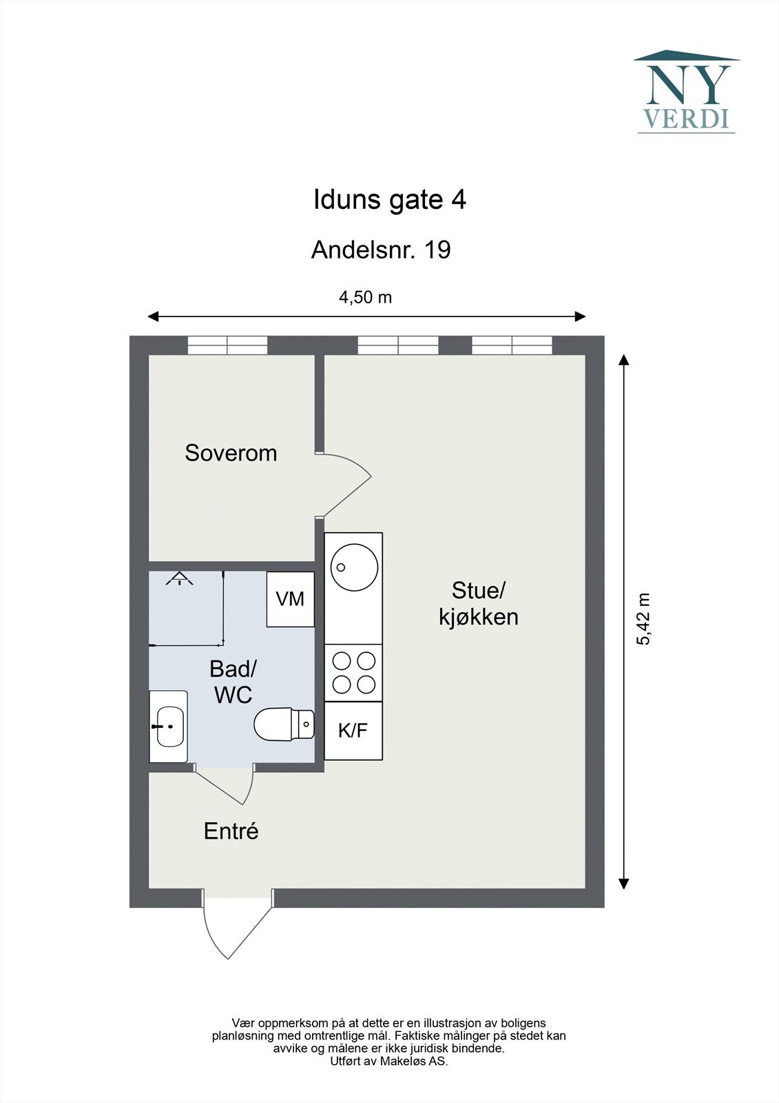Plantegning Galleribilde