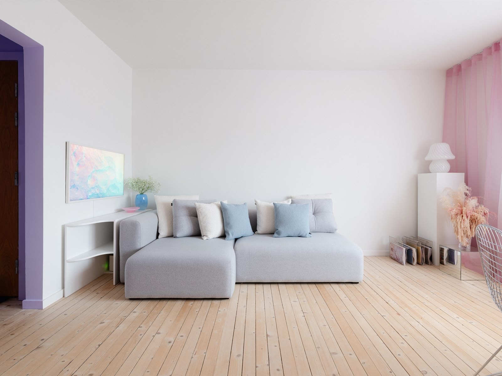 "Alt" inkludert i felleskostnadene: oppvarming, varmtvann og internett. Galleribilde