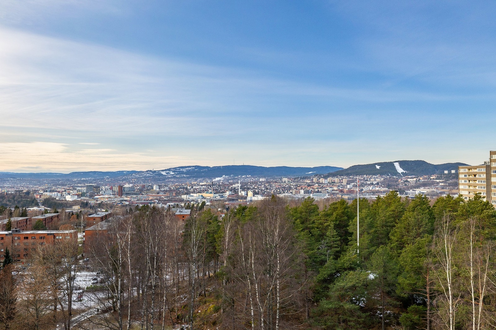 Utsikt over området. Galleribilde