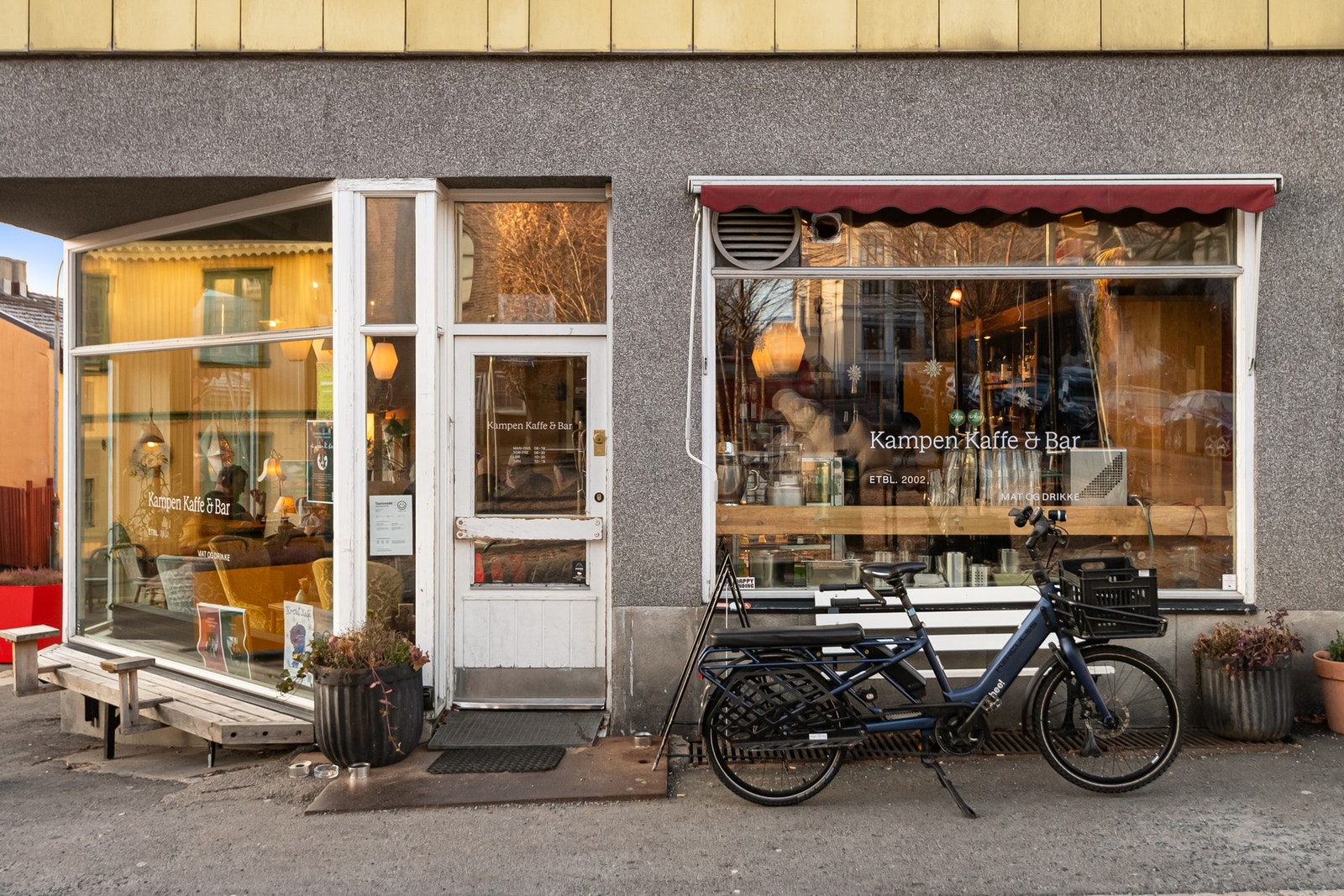 Nærområdet: Kampen byr på flere koselige serveringssteder med både ute- og inne servering. Galleribilde