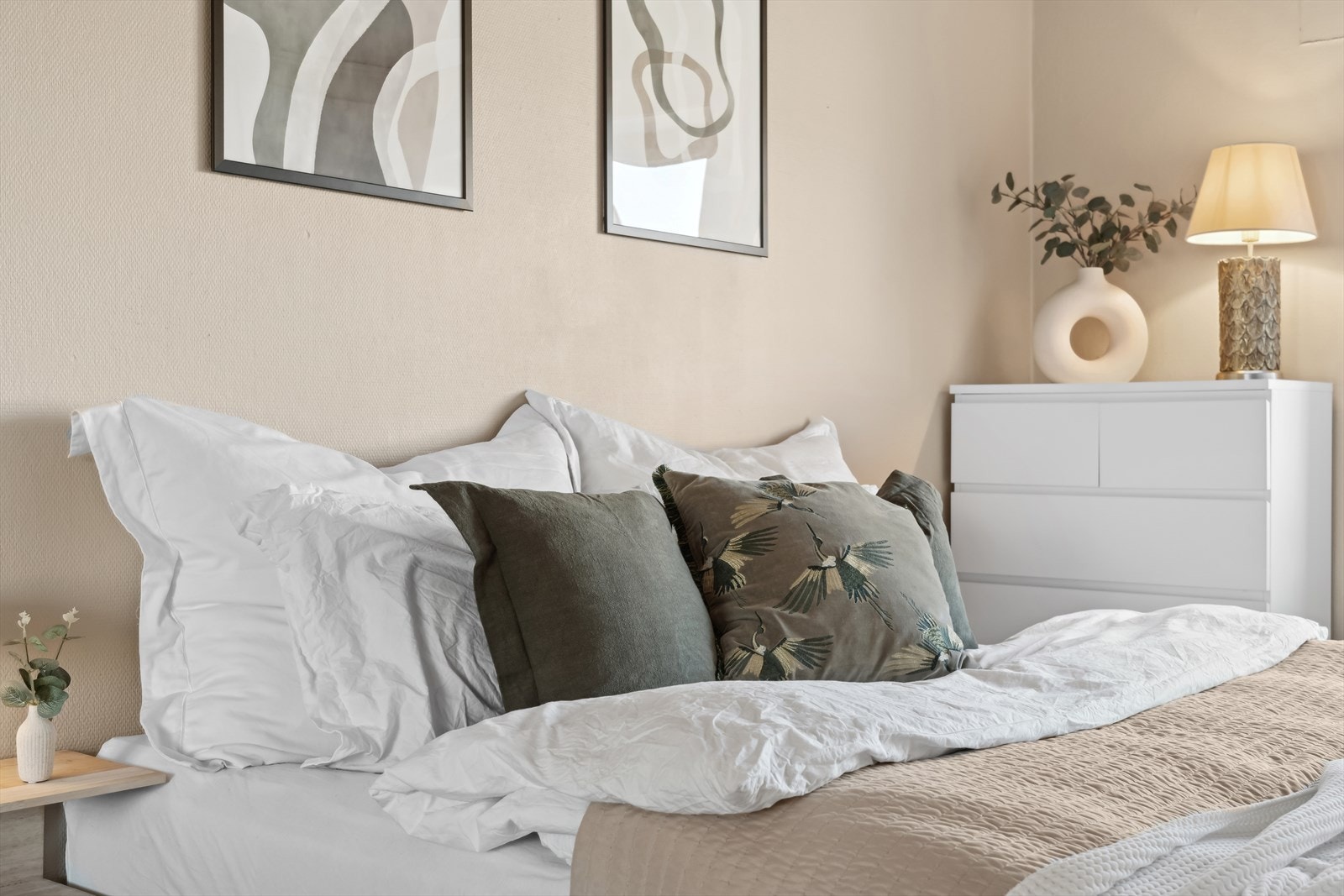 Detaljebilde av soverommet Galleribilde