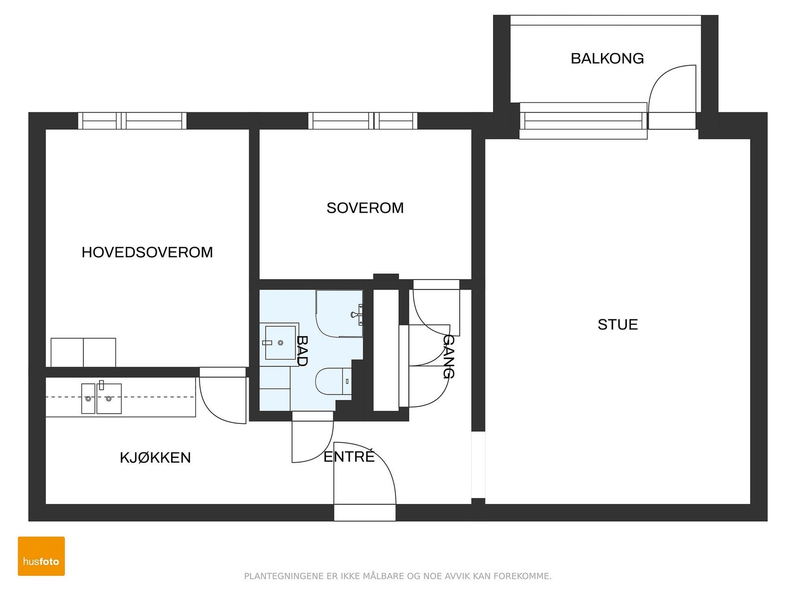Plantegning Galleribilde