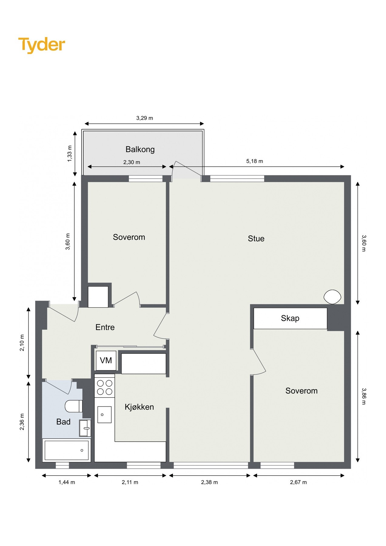 Plantegning. Galleribilde