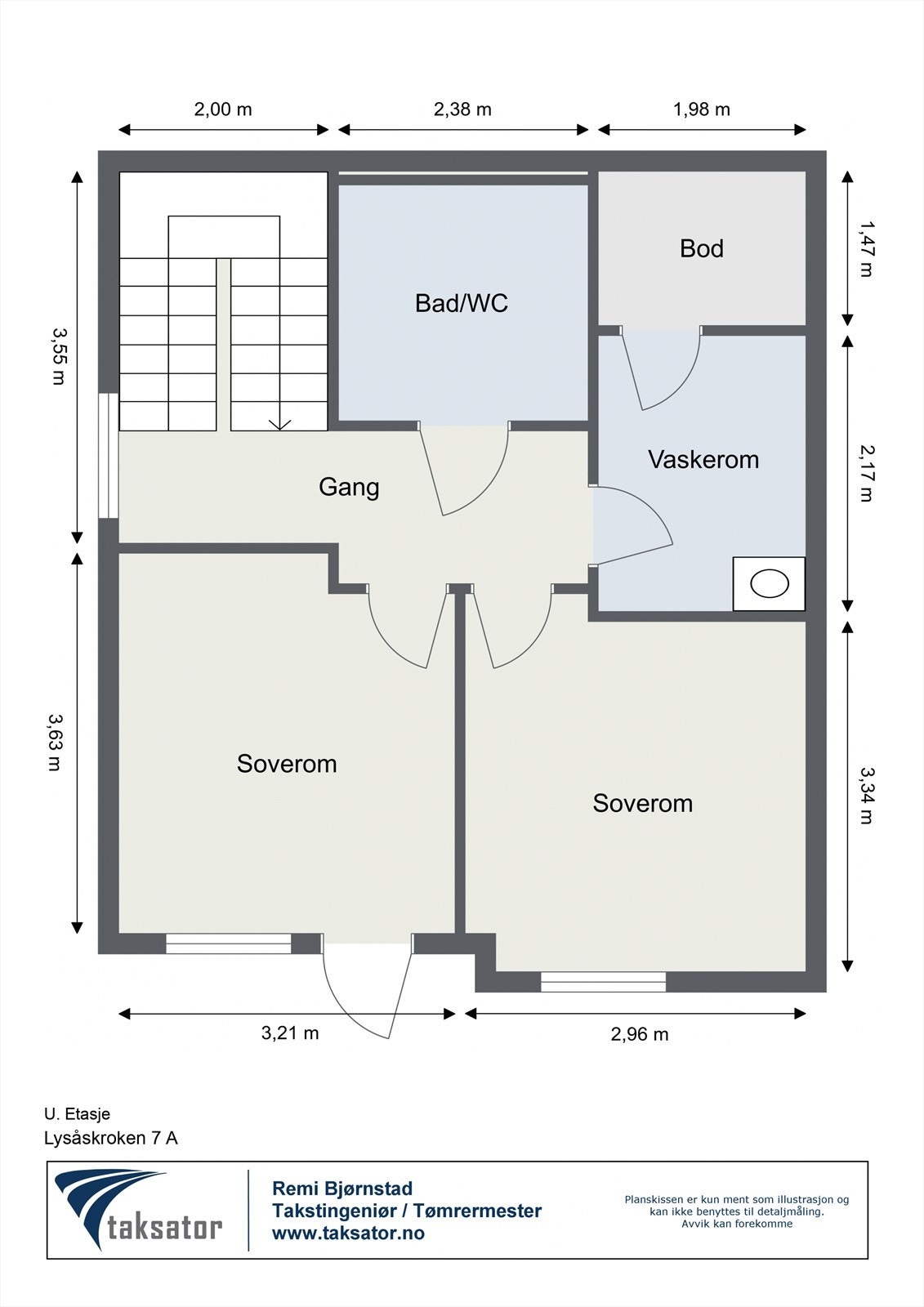 PLANTEGNING UNDERETASJE Galleribilde