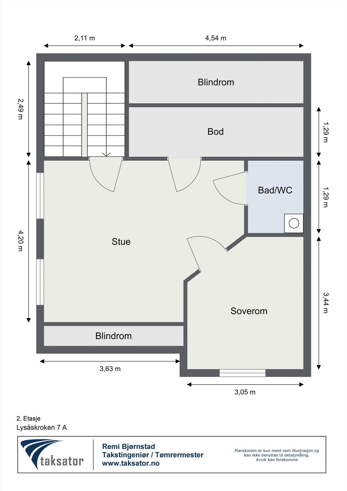 PLANTEGNING 2. ETASJE Galleribilde