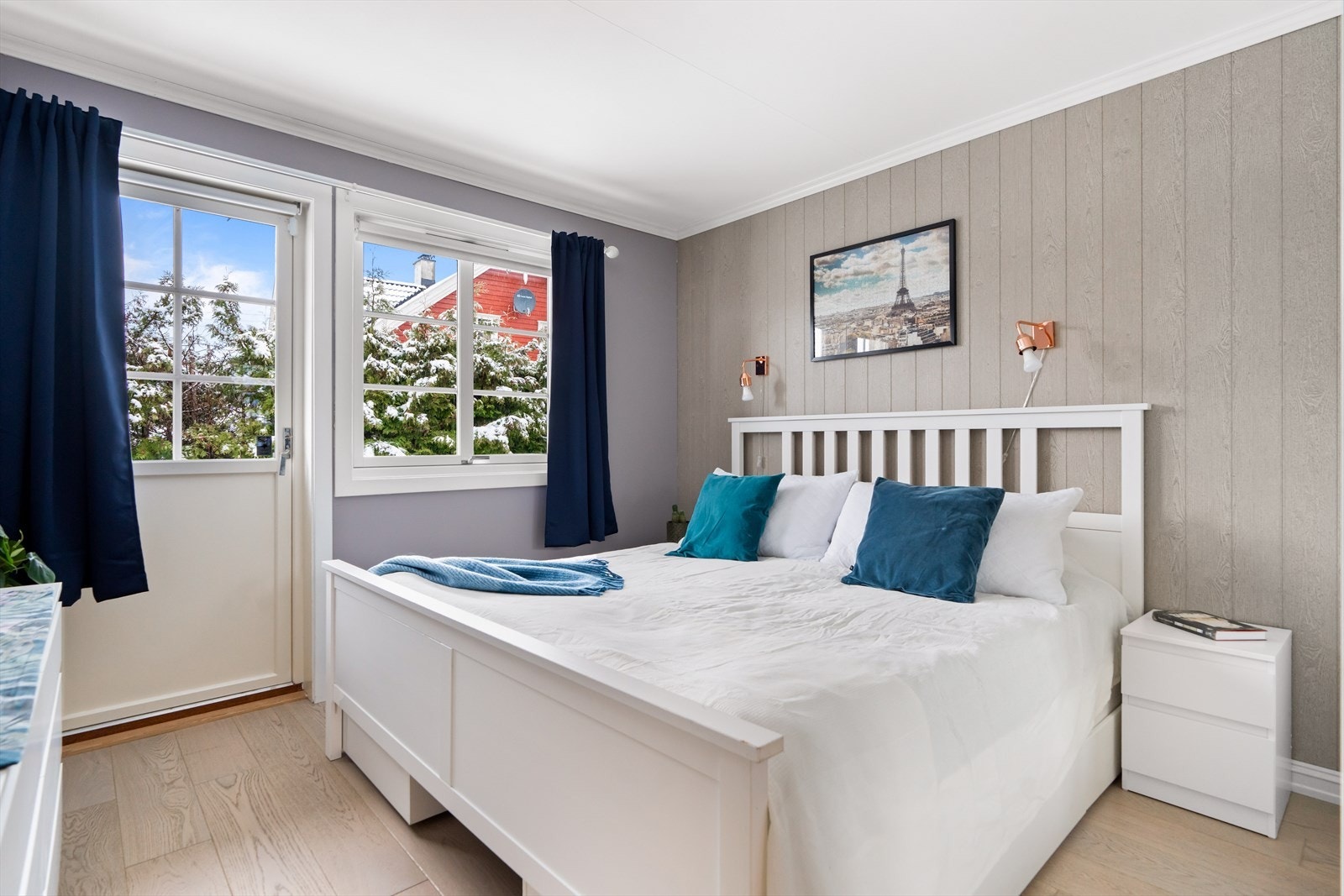 Rommene fungerer ypperlig som hovedsoverom, barnerom, gjesterom eller kontor - her er mulighetene mange. Galleribilde