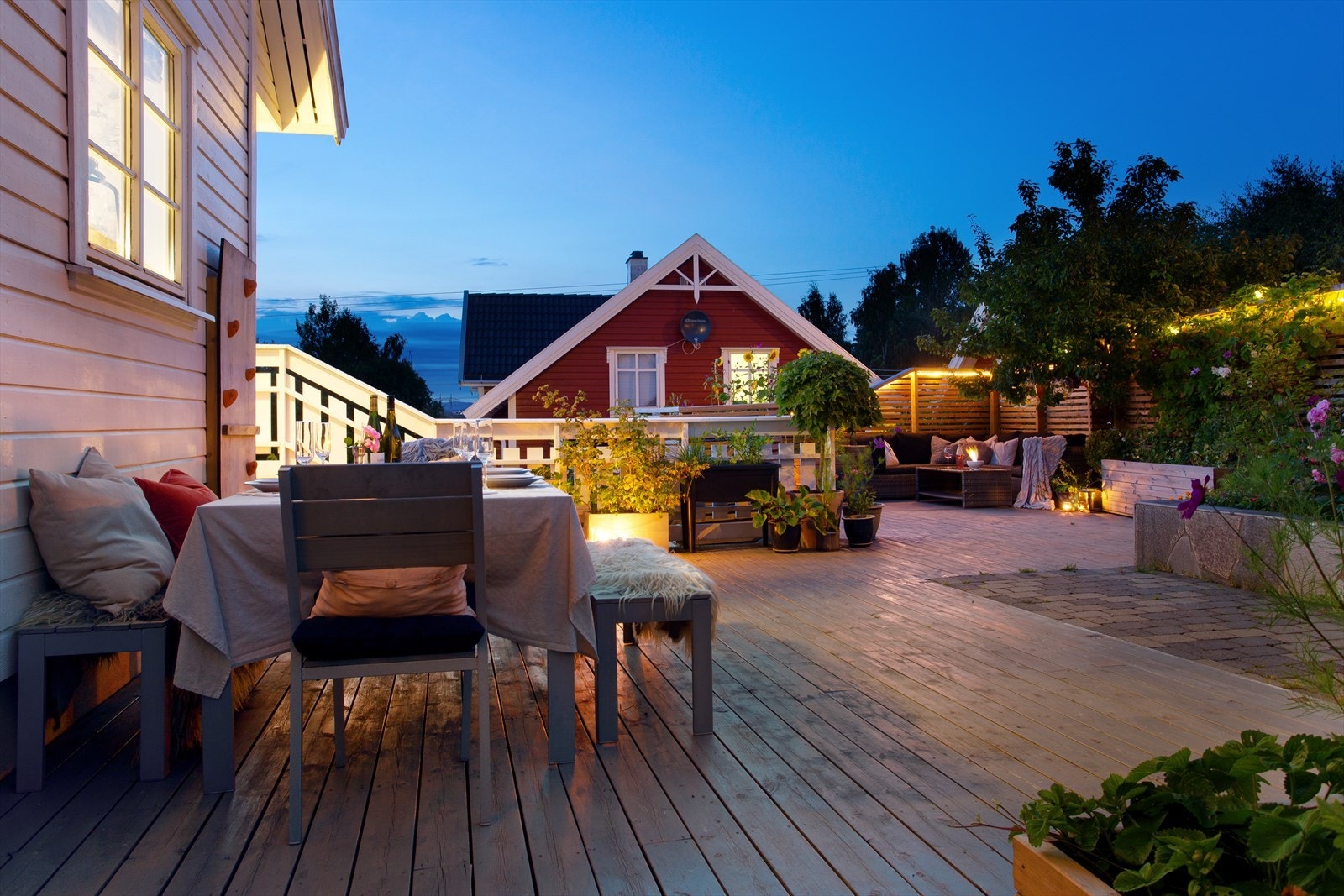 Kveldsstemning. Bildet er hentet fra tidligere salgsoppgave. Galleribilde