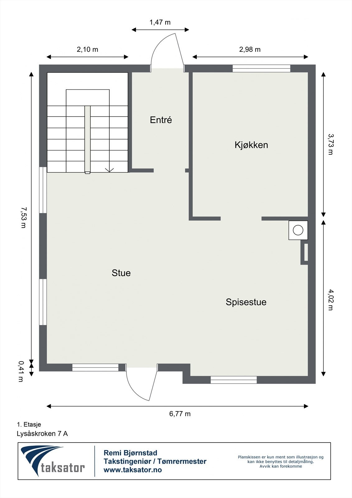 PLANTEGNING 1. ETASJE Galleribilde