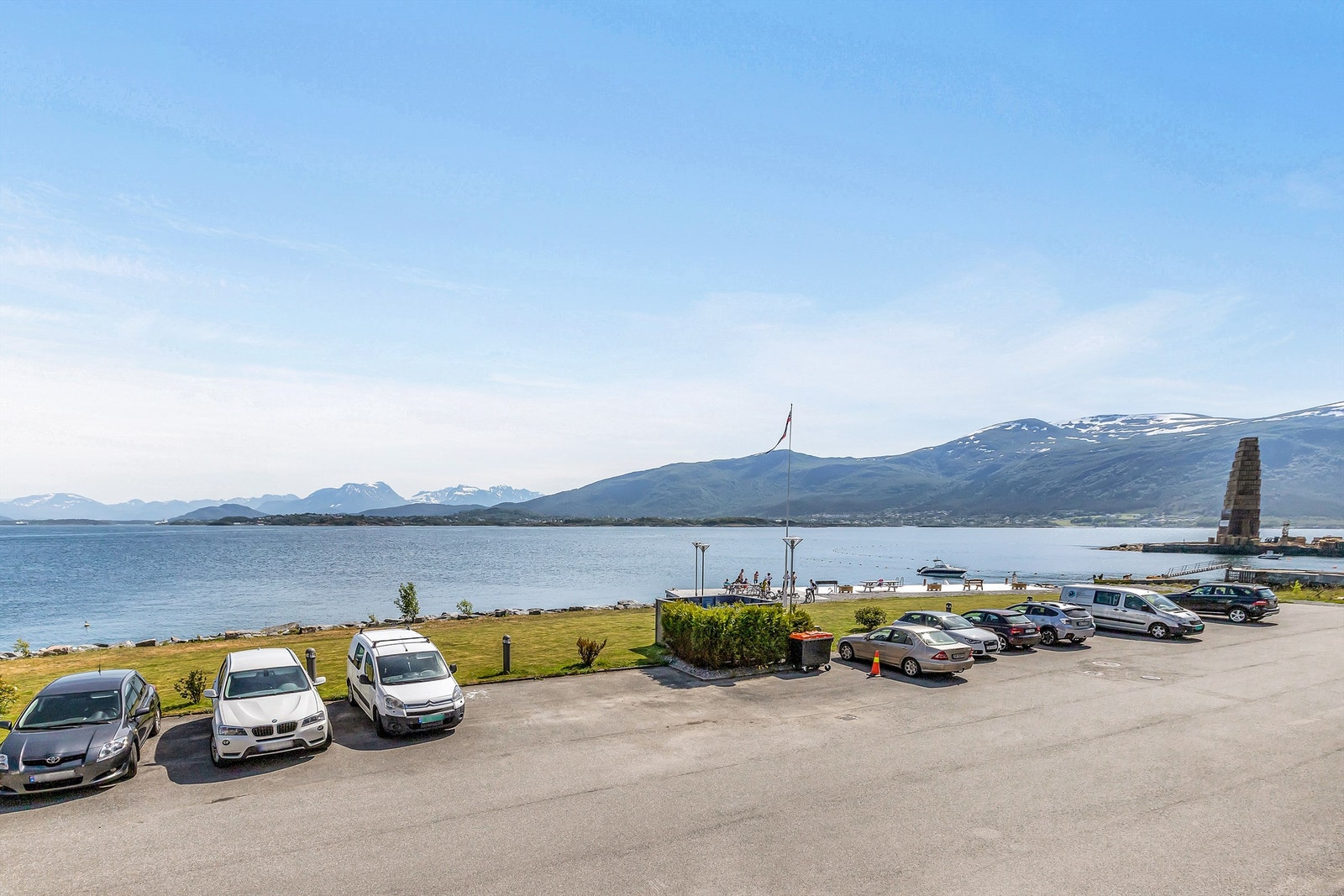 Området har både gjesteparkering og gjestebrygge Galleribilde
