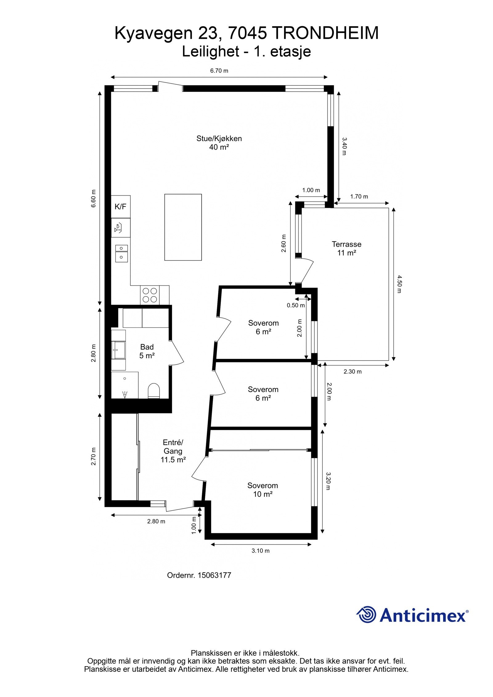 Plantegning Galleribilde
