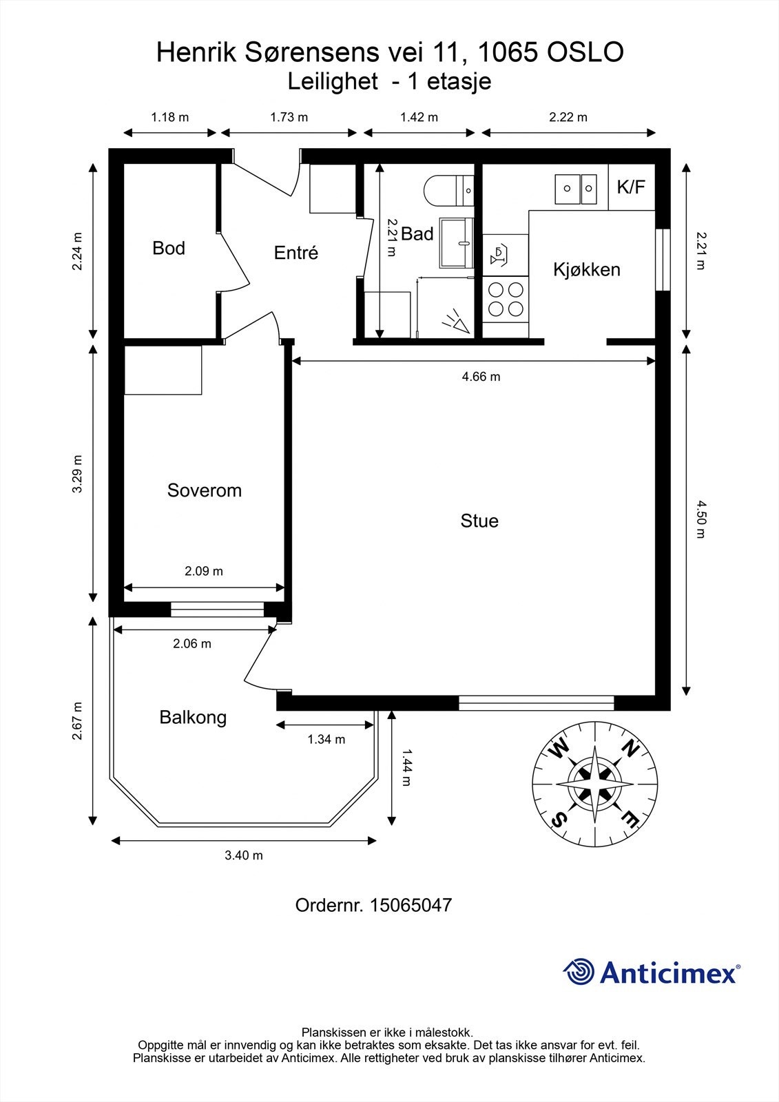 Plantegning Galleribilde