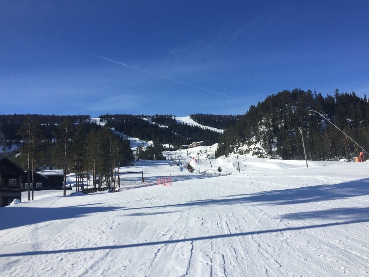 Privat bilde: Her har du bakken rett ved leiligheten. Galleribilde