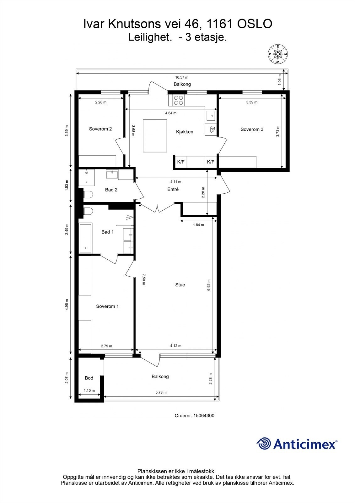 Plantegning Galleribilde