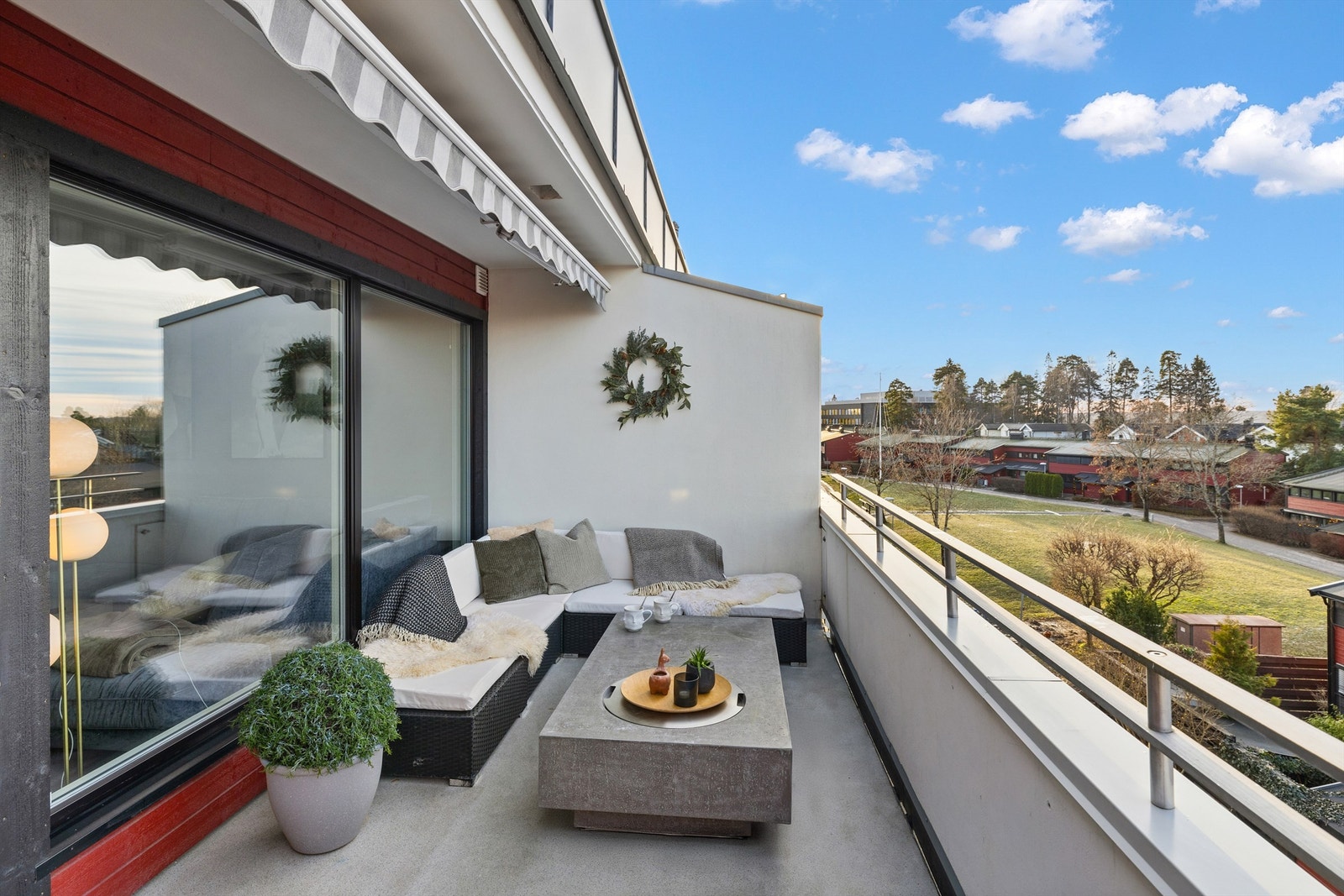 Elektrisk terrassemarkise Galleribilde