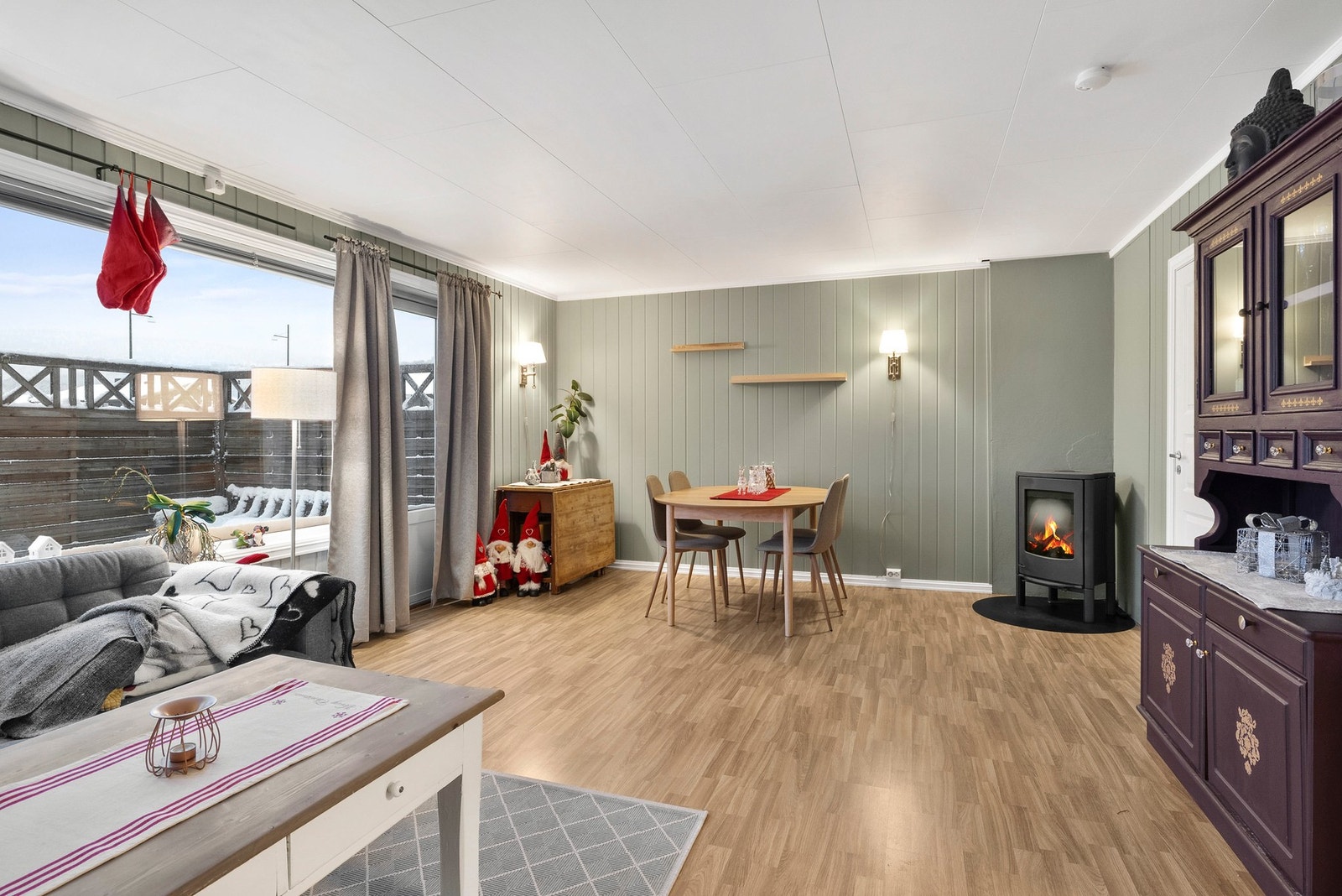 Innvendig er leilighetene renovert rundt 2012 Galleribilde