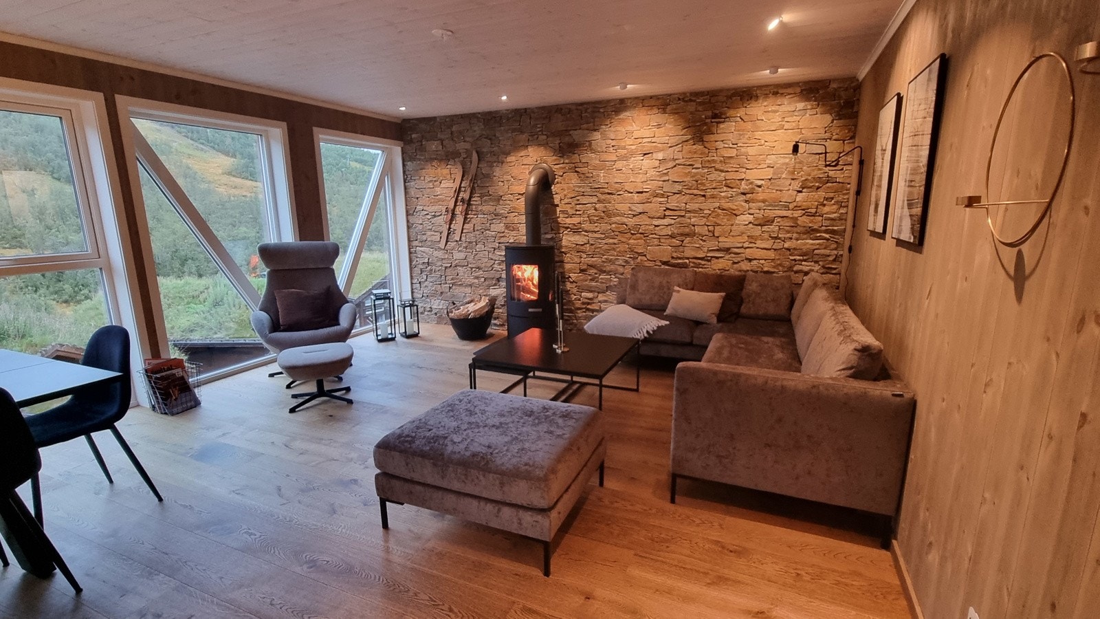 Stue med fantastisk utsikt over Nos / Alpin anlegget. Galleribilde