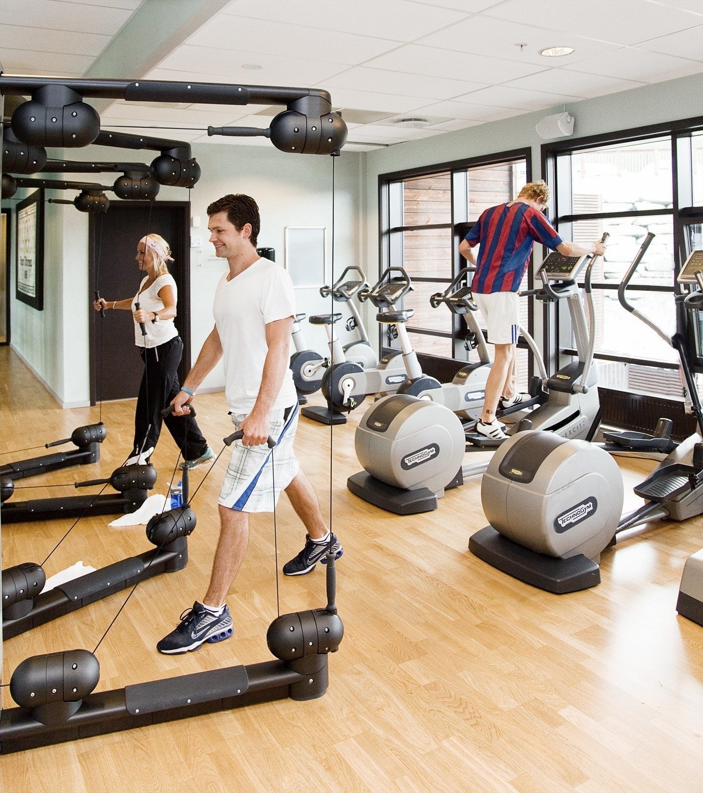 Treningssenter med fri bruk for leilighetseierne. Galleribilde