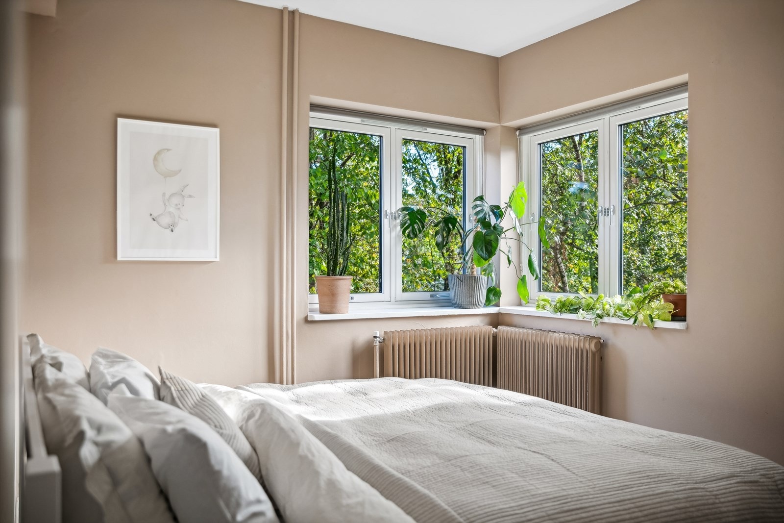 Soverommet vender inn mot rolige omgivelser. Galleribilde