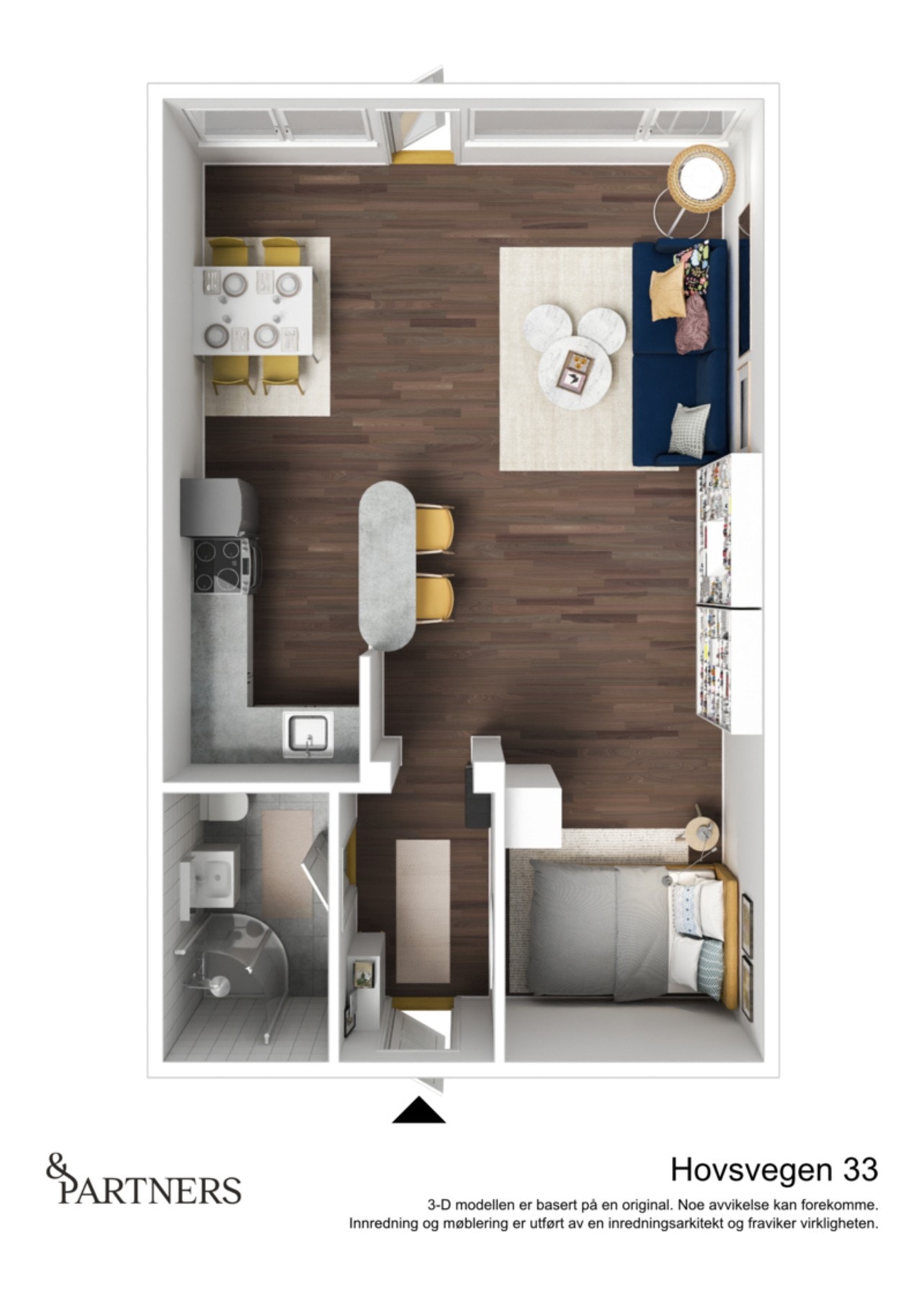 Planskisse Galleribilde