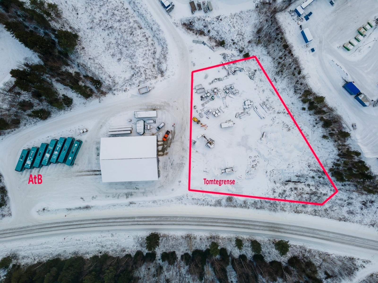 Estimerte tomtegrenser. Avvik kan forekomme. Endelige grenser blir satt i samråd med kjøper. Galleribilde