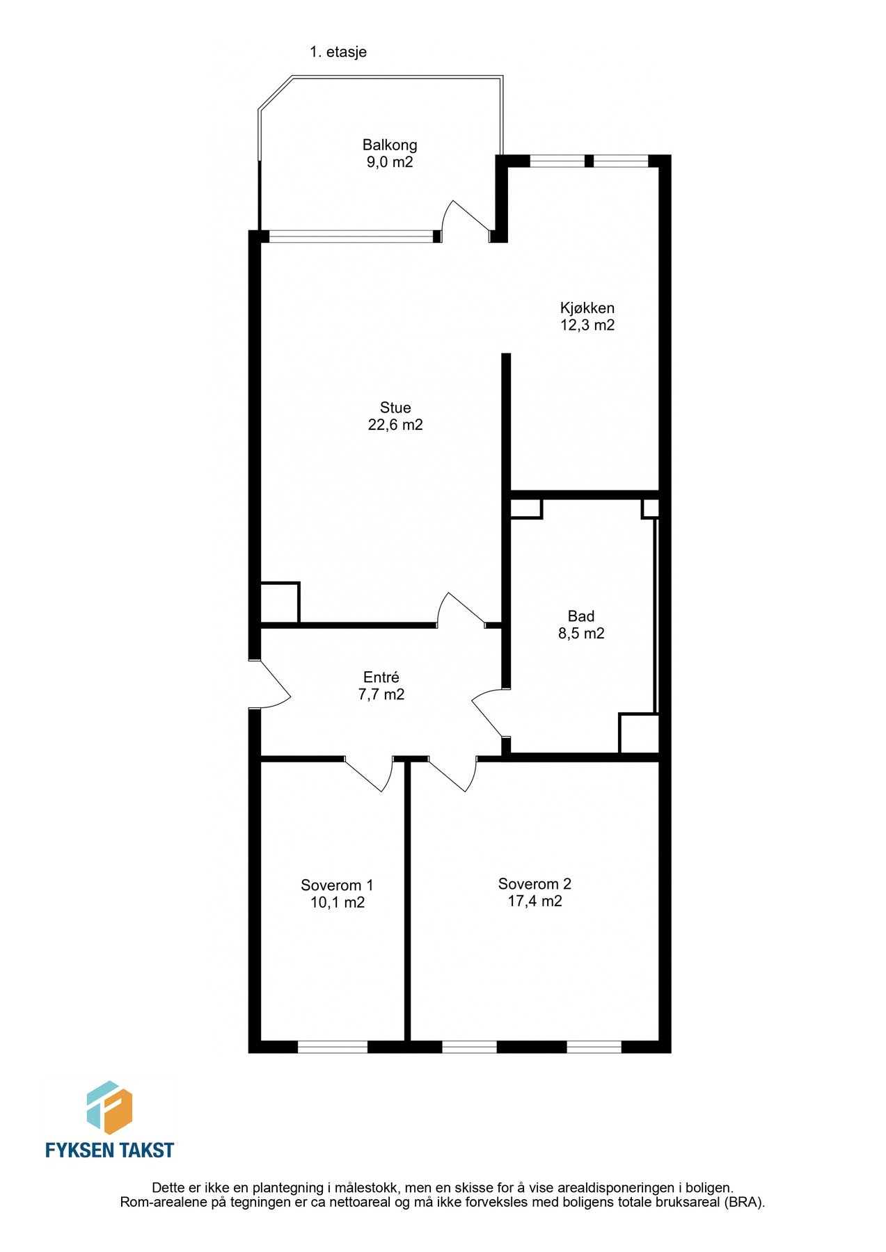 Planskisse. Galleribilde