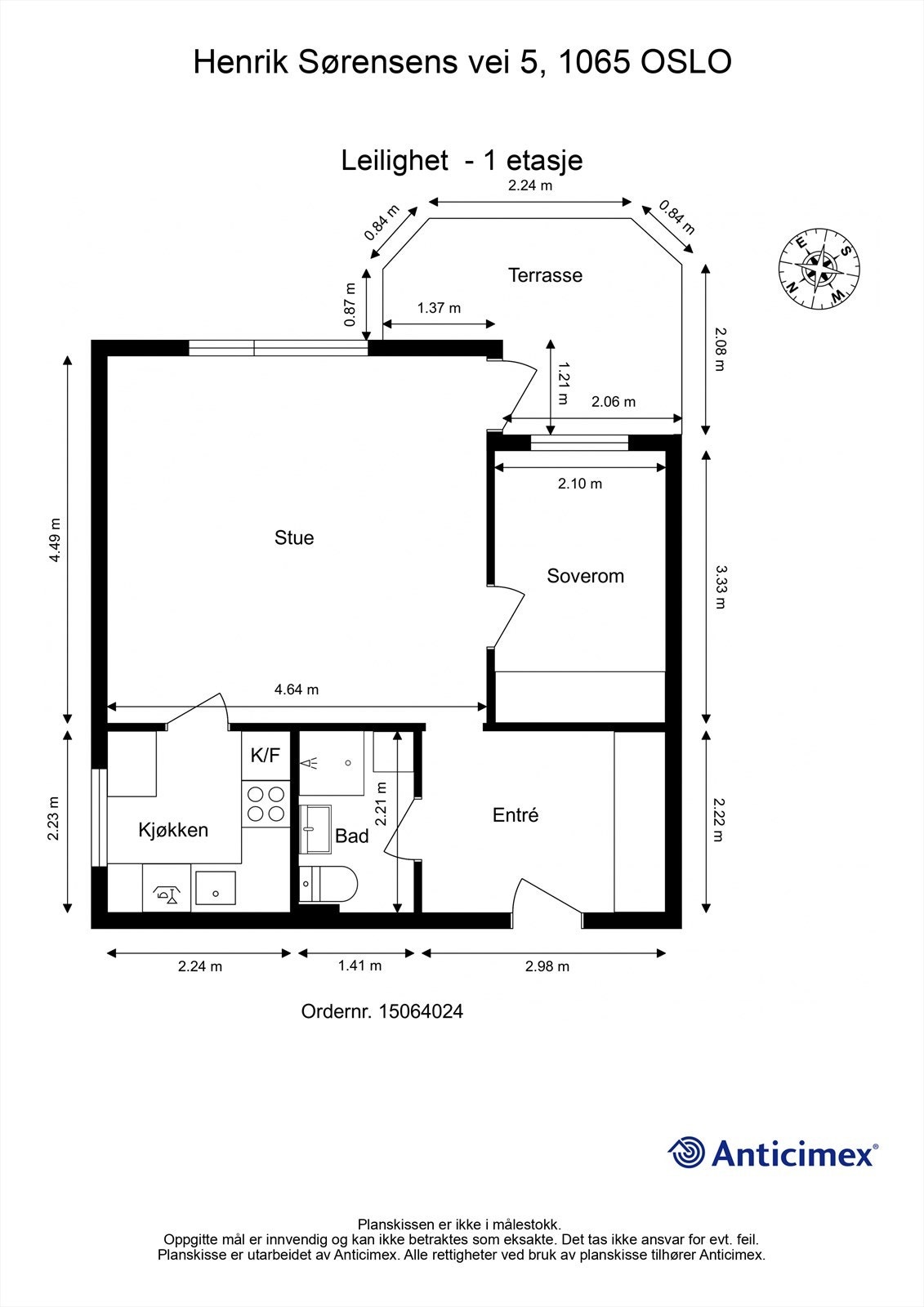 Plantegning Galleribilde