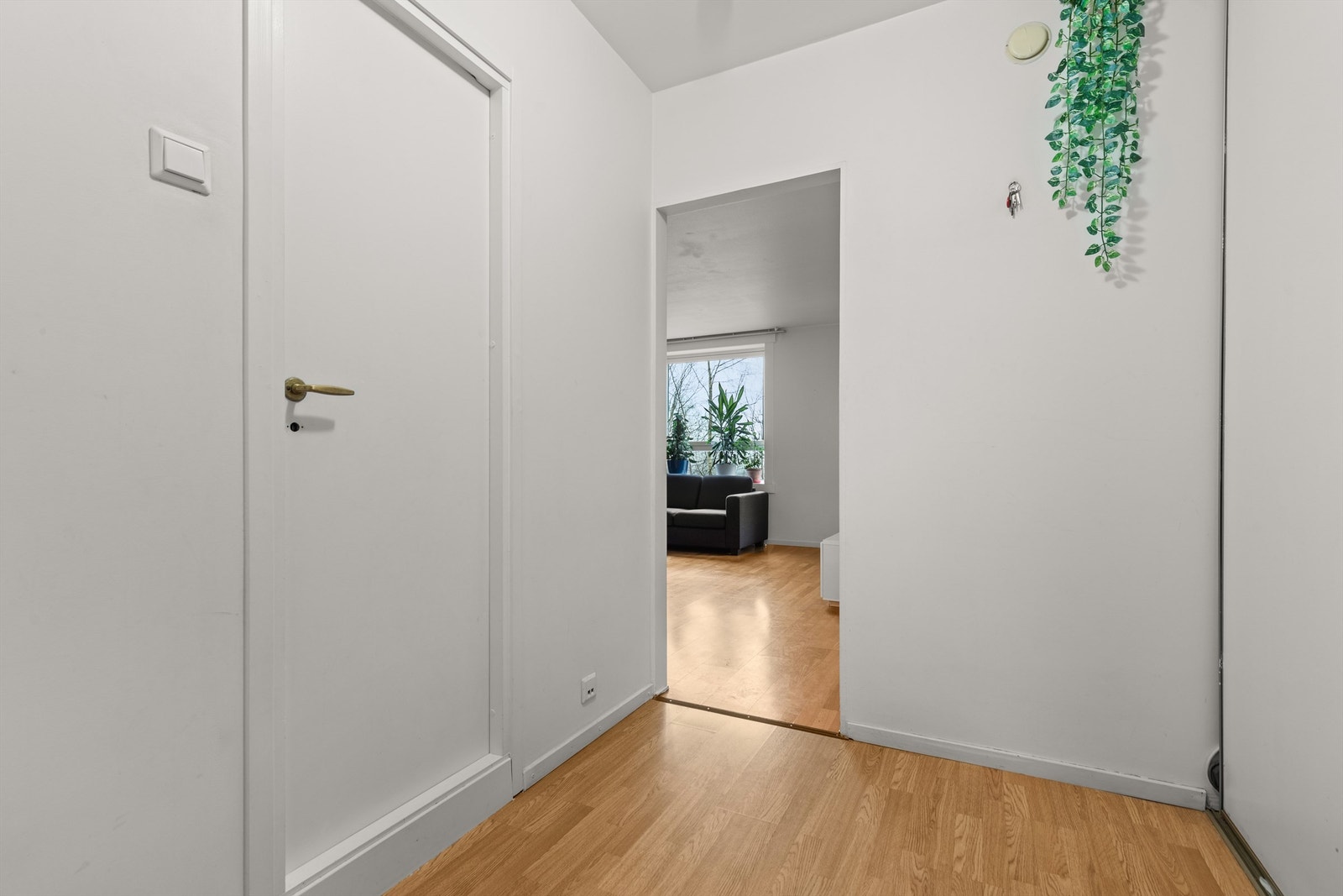 Lys og innbydende entré med adkomst til samtlige rom. Galleribilde