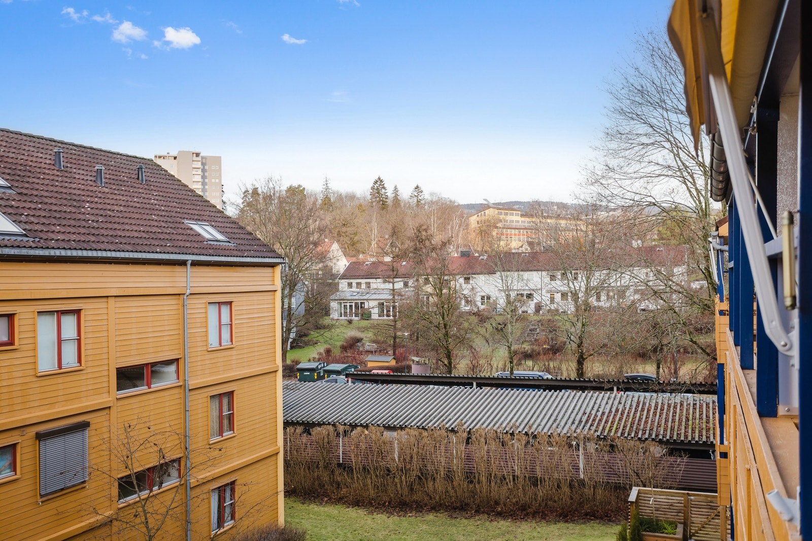Utsyn fra balkongen. Galleribilde