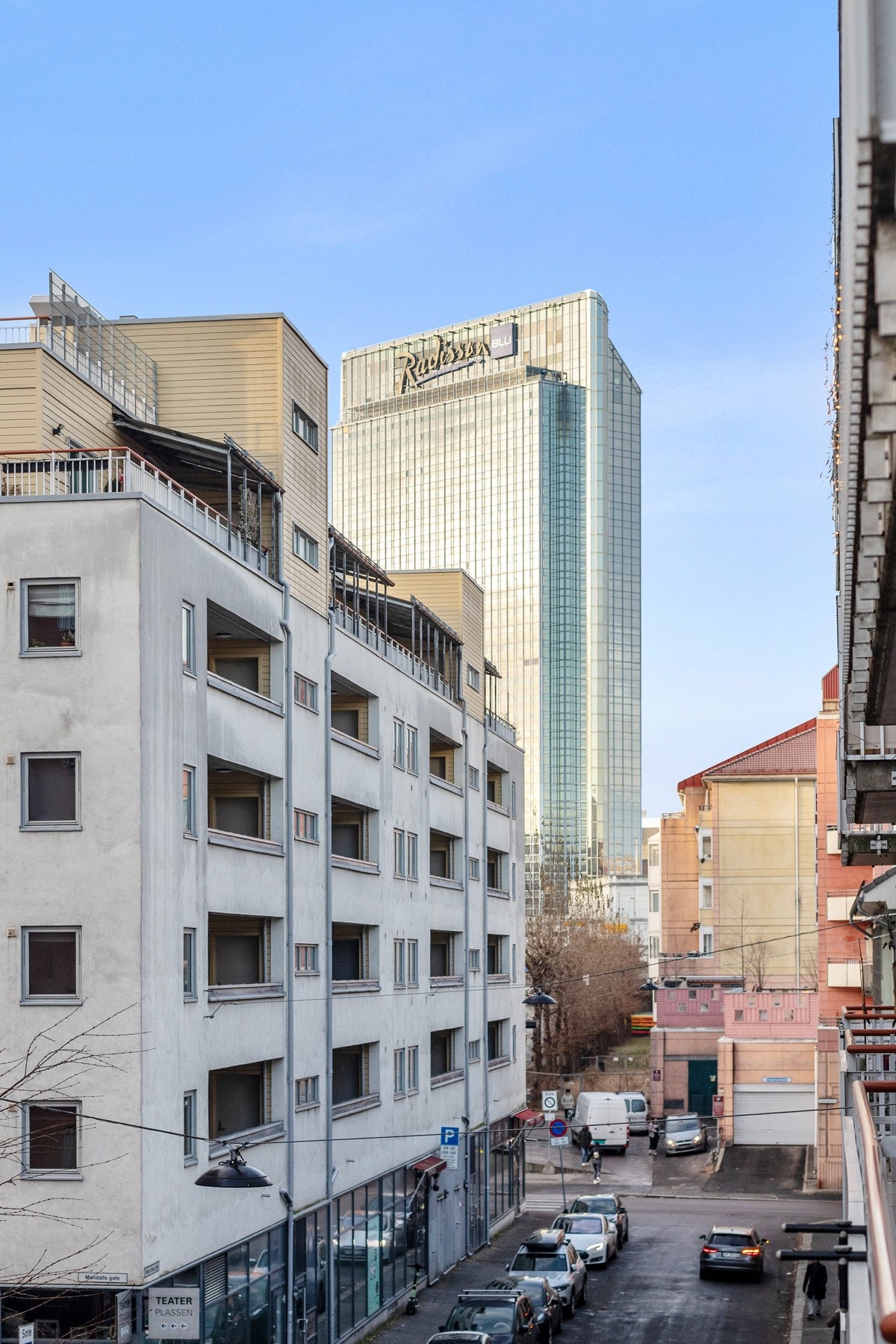 Utsikt fra balkongen. Galleribilde