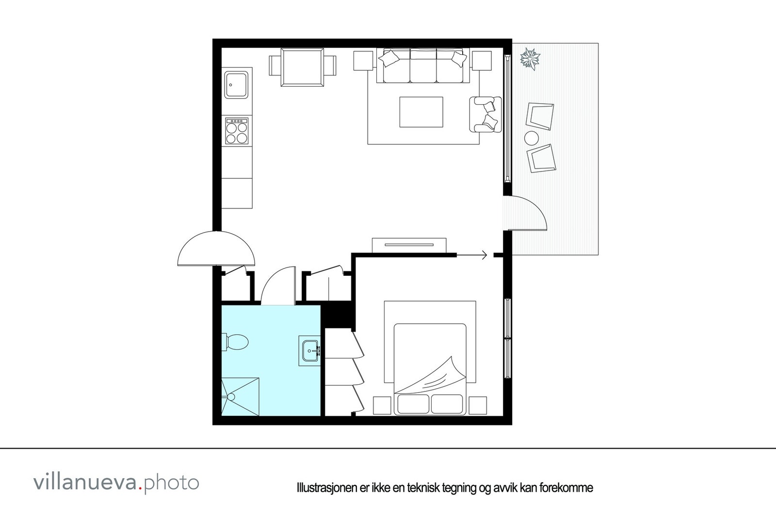 Plantegning. Ikke målbar. Galleribilde
