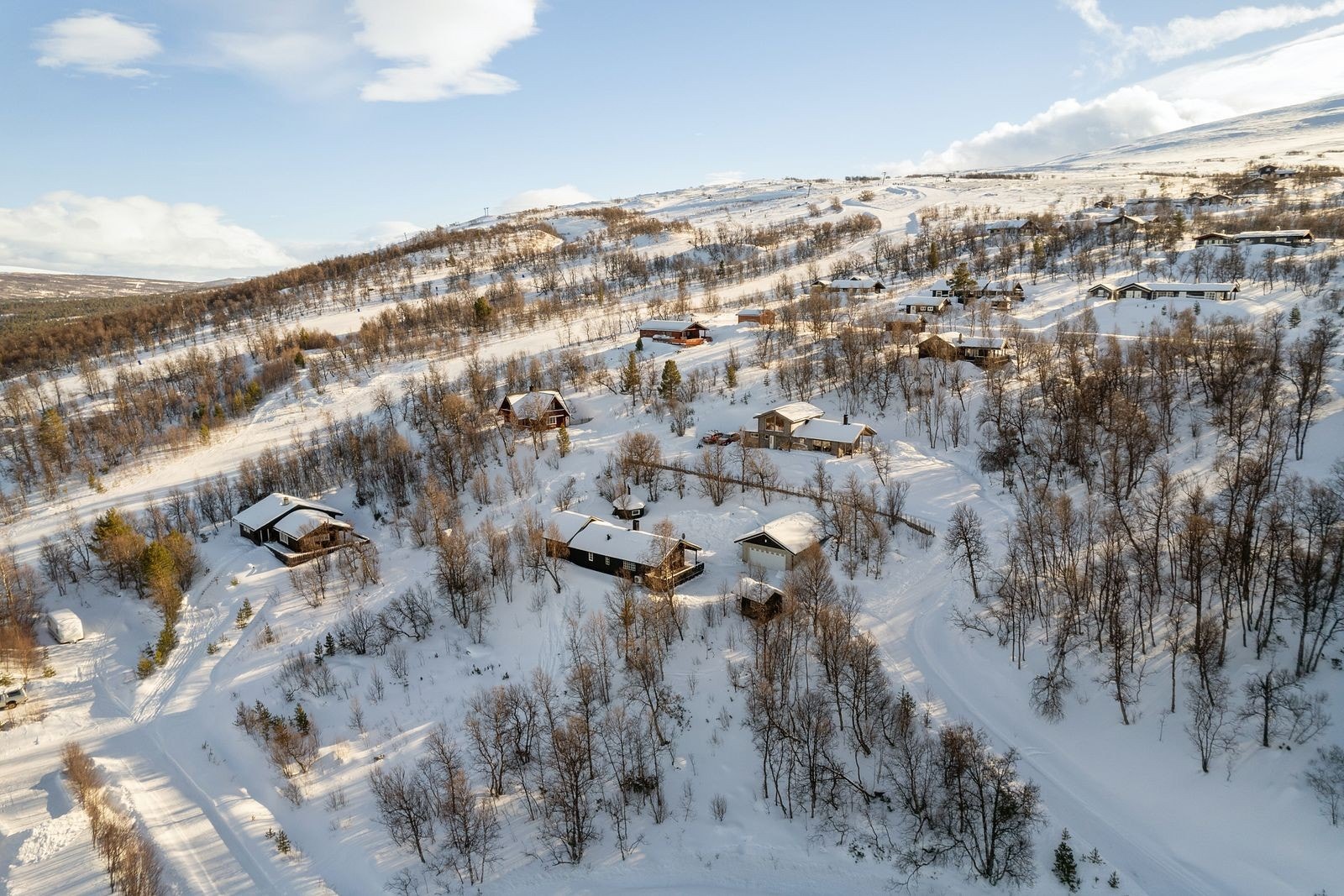 Ski-in/ski-out til Røros Alpinsenter Hummelfjell. Galleribilde