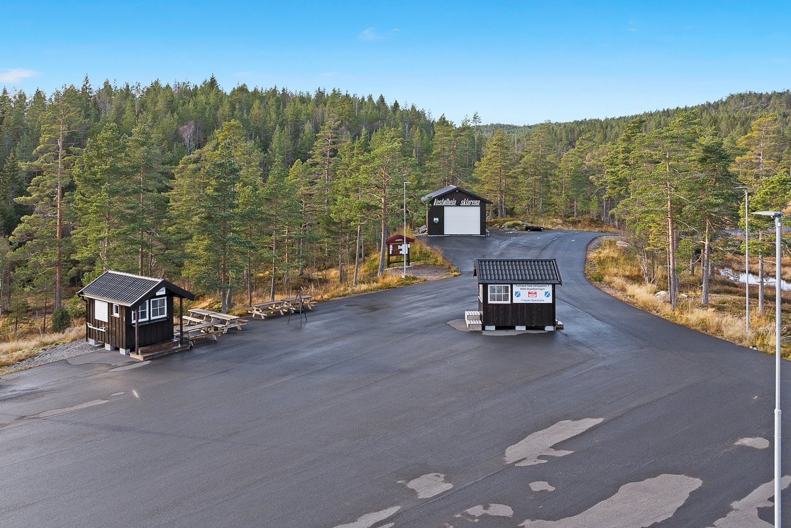 Det nye skianlegget som ligger kun noen minutter fra hytta Galleribilde