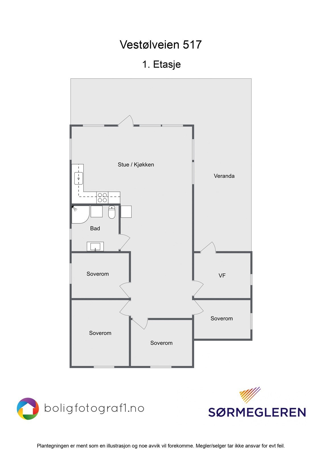 Plantegning Galleribilde