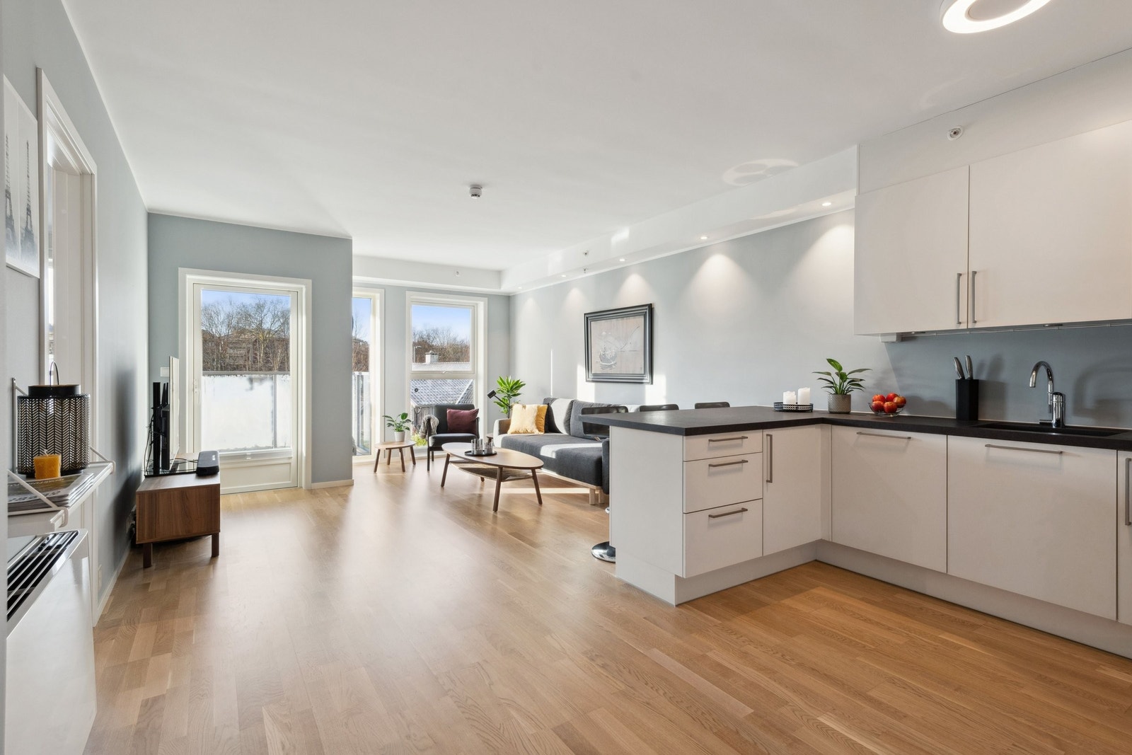 Stue og kjøkken Galleribilde