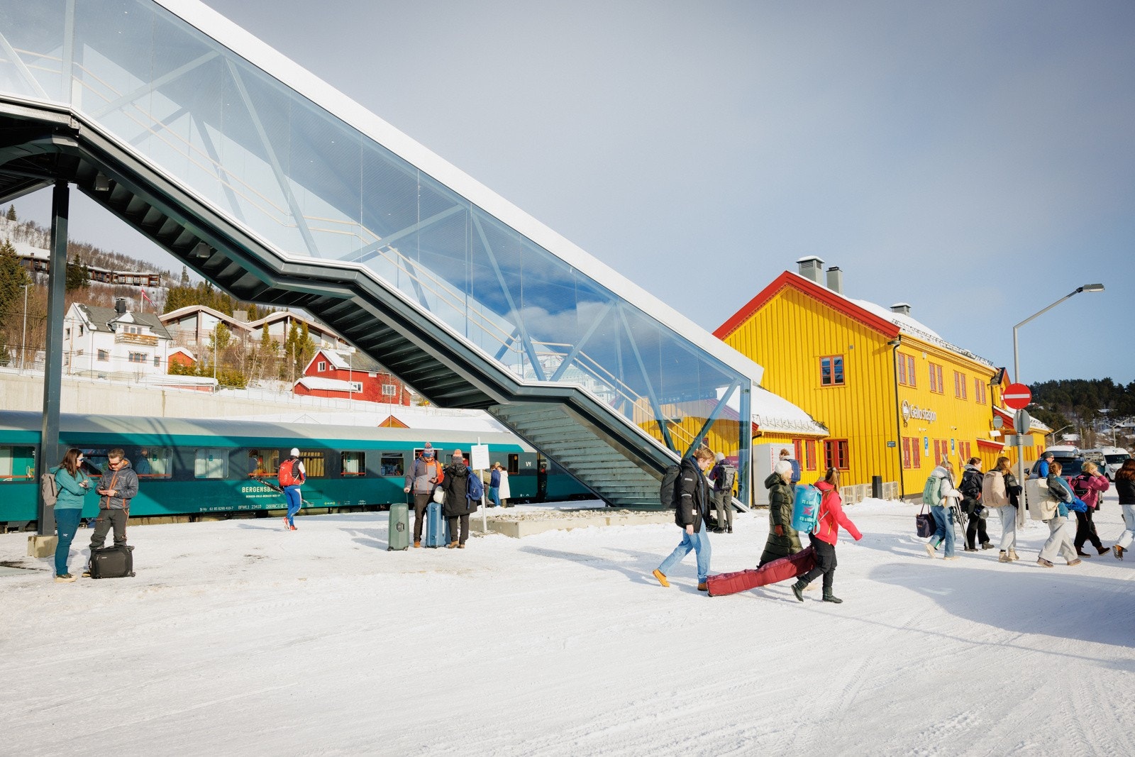 Brediablikk har kort vei til Geilo stasjon og Bergensbanen (Foto: Paul Lockhart) Galleribilde