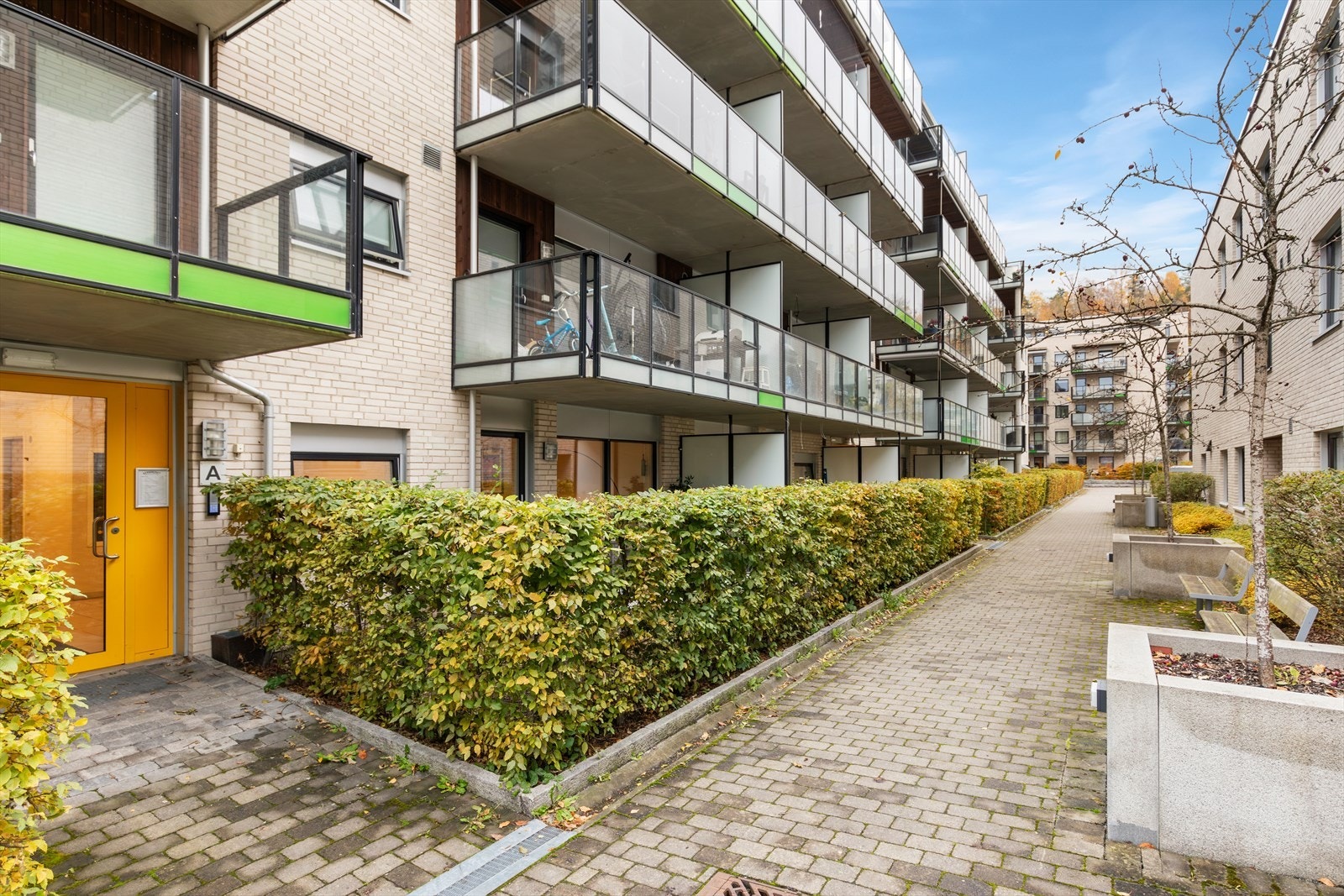 Hyggelig inngangsparti Galleribilde