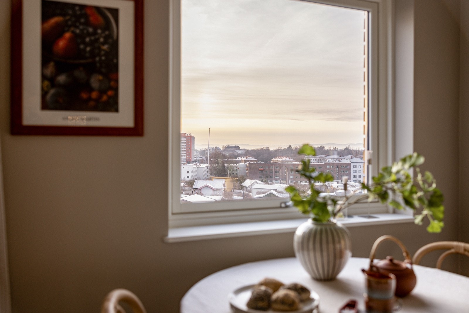 Alle vinduene i leiligheten var nye i 2022. Galleribilde