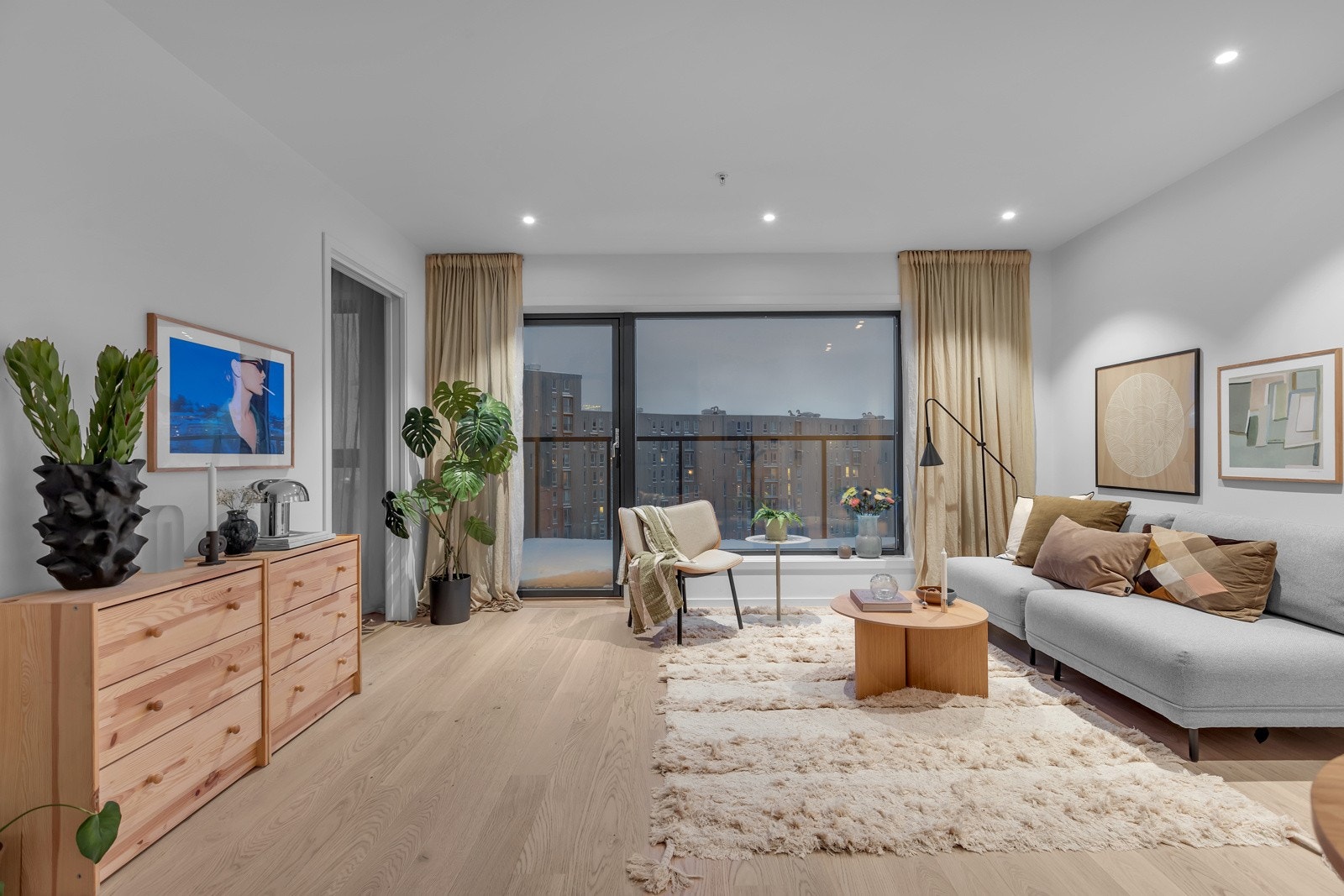 Nydelig utsikt mot Balsfjord, Malangen og næromådet Galleribilde