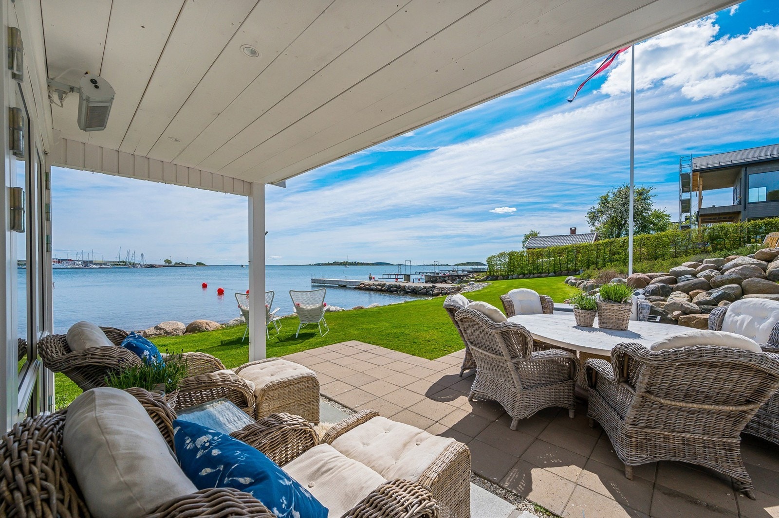 Strandhus/utomhus Galleribilde