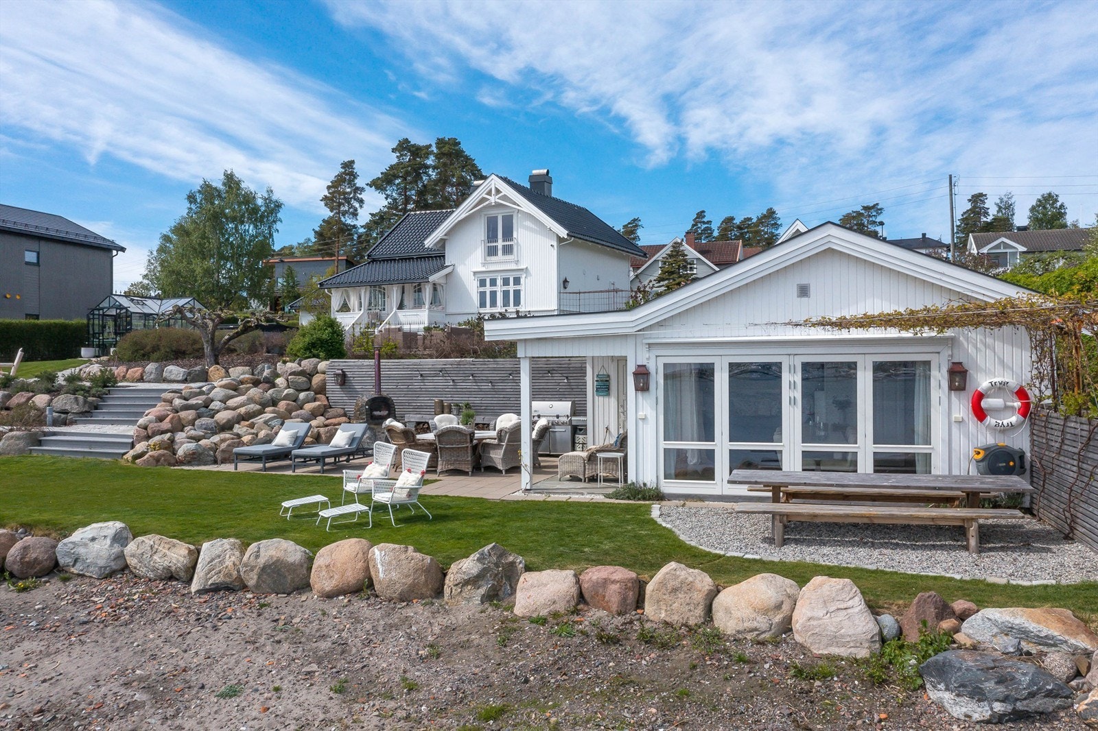 Fasade/strandhus Galleribilde