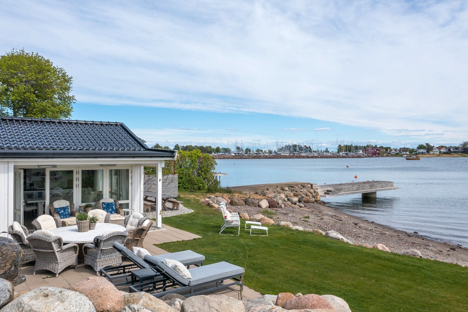 Fasade/strandhus Galleribilde