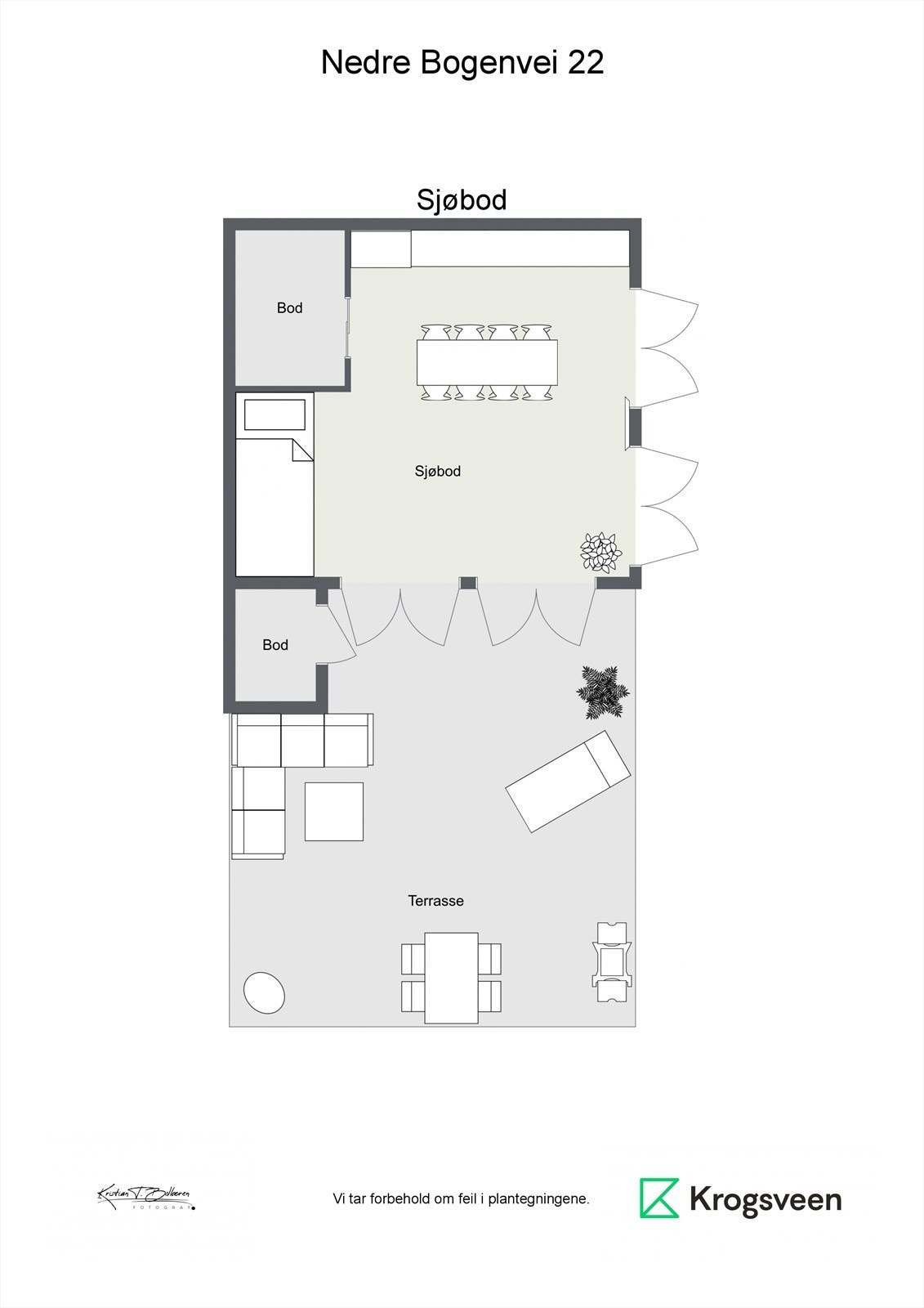 Plantegning - Sjøbod Galleribilde