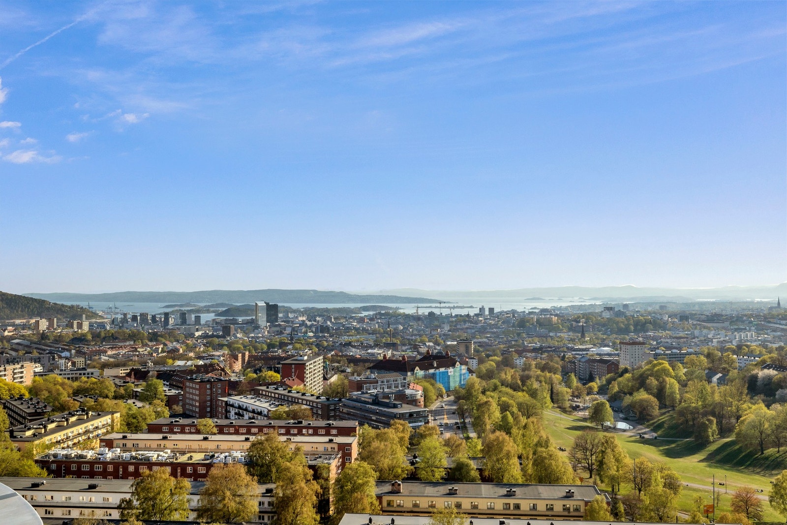 Fantastisk utsikt fra takterrassen! Galleribilde